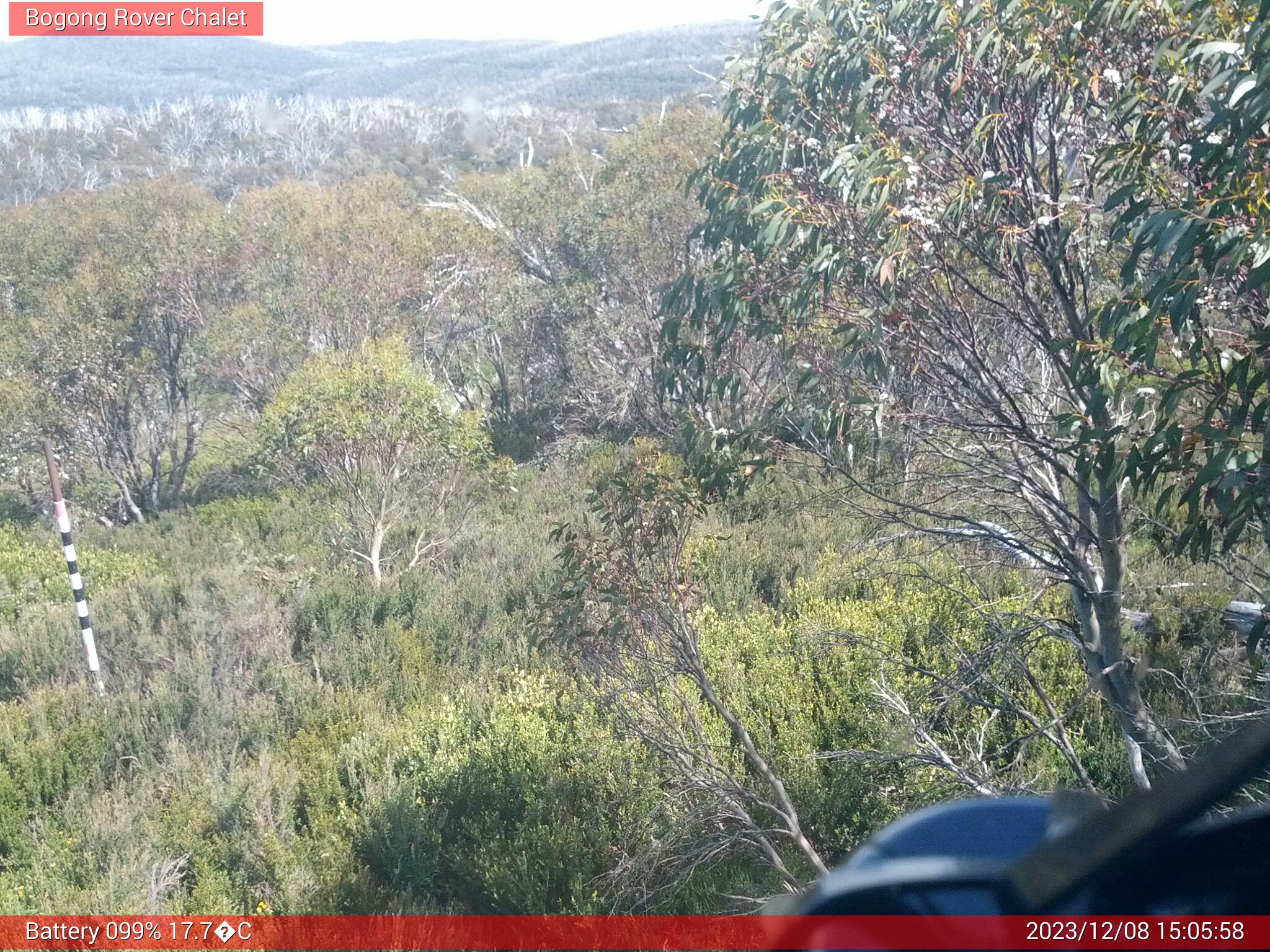 Bogong Web Cam 3:05pm Friday 8th of December 2023