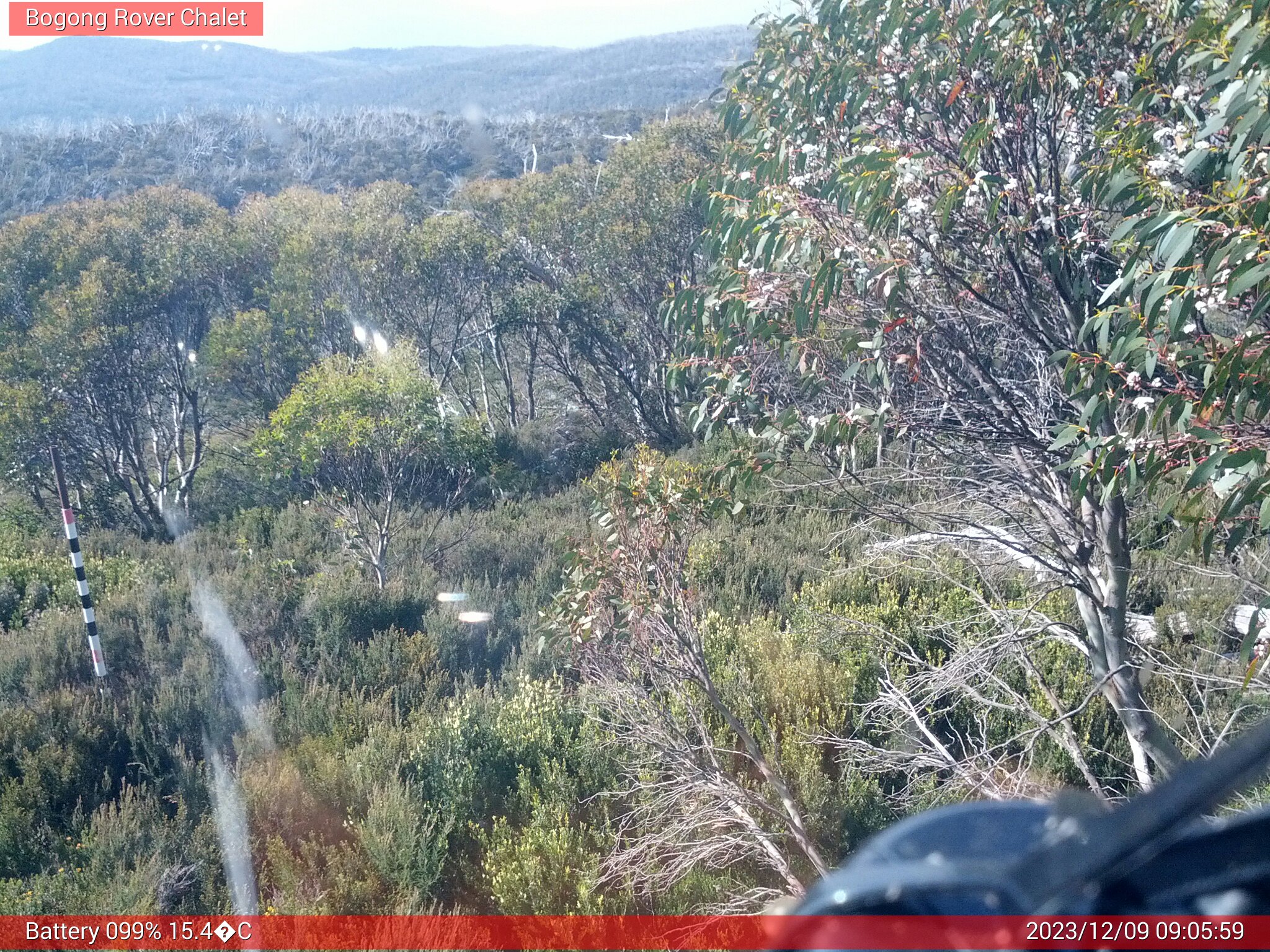 Bogong Web Cam 9:05am Saturday 9th of December 2023