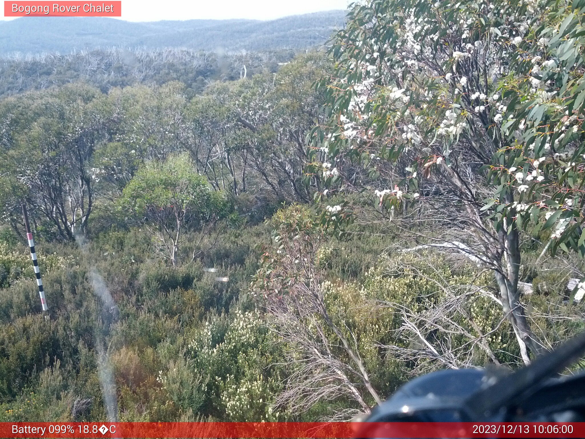 Bogong Web Cam 10:05am Wednesday 13th of December 2023