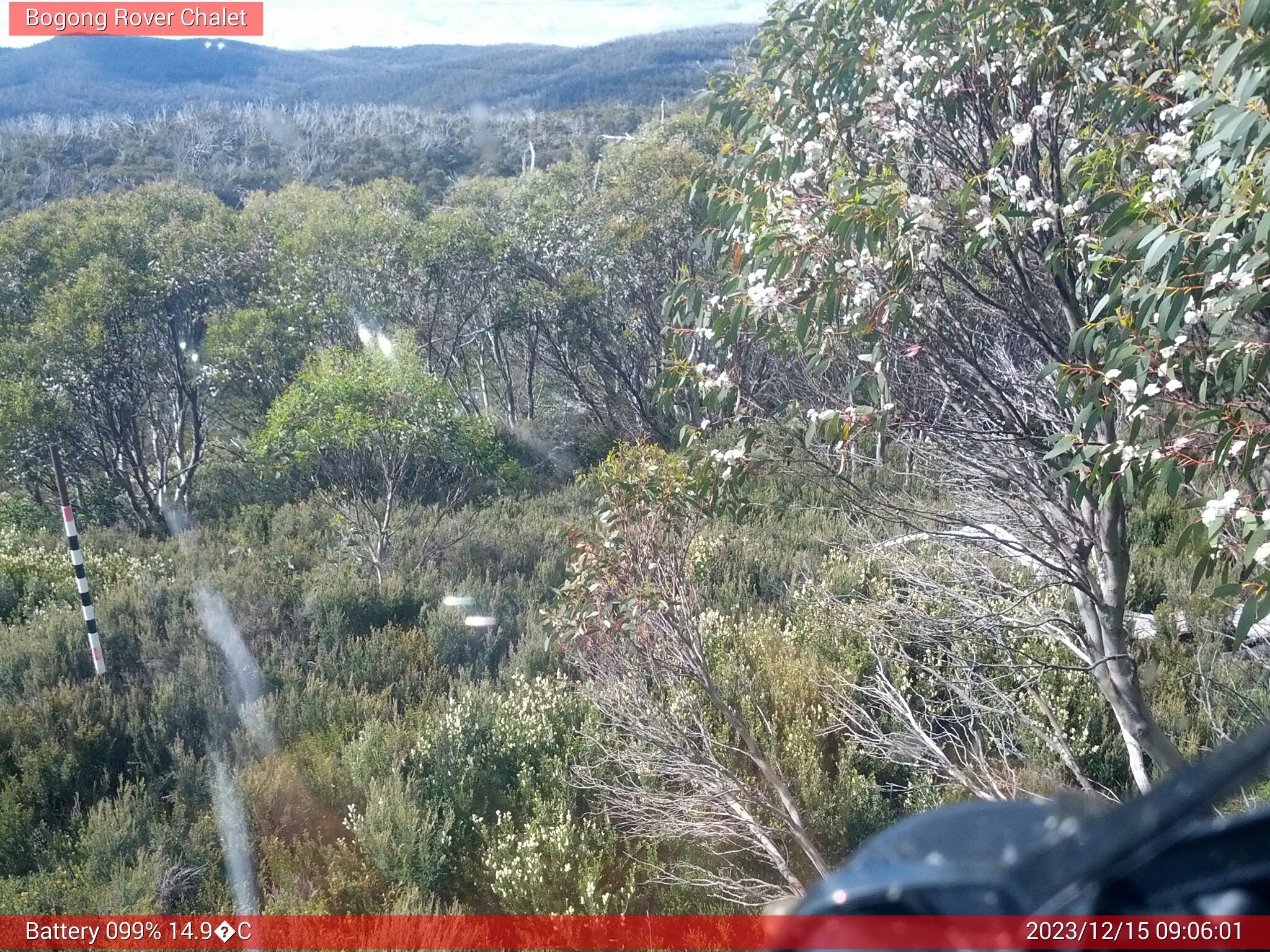 Bogong Web Cam 9:06am Friday 15th of December 2023