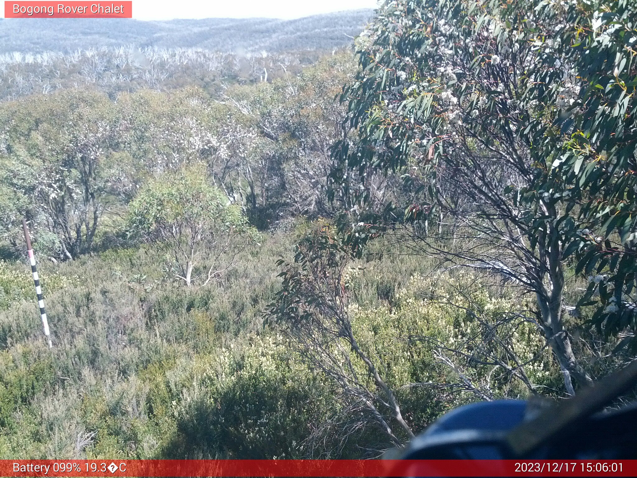 Bogong Web Cam 3:06pm Sunday 17th of December 2023