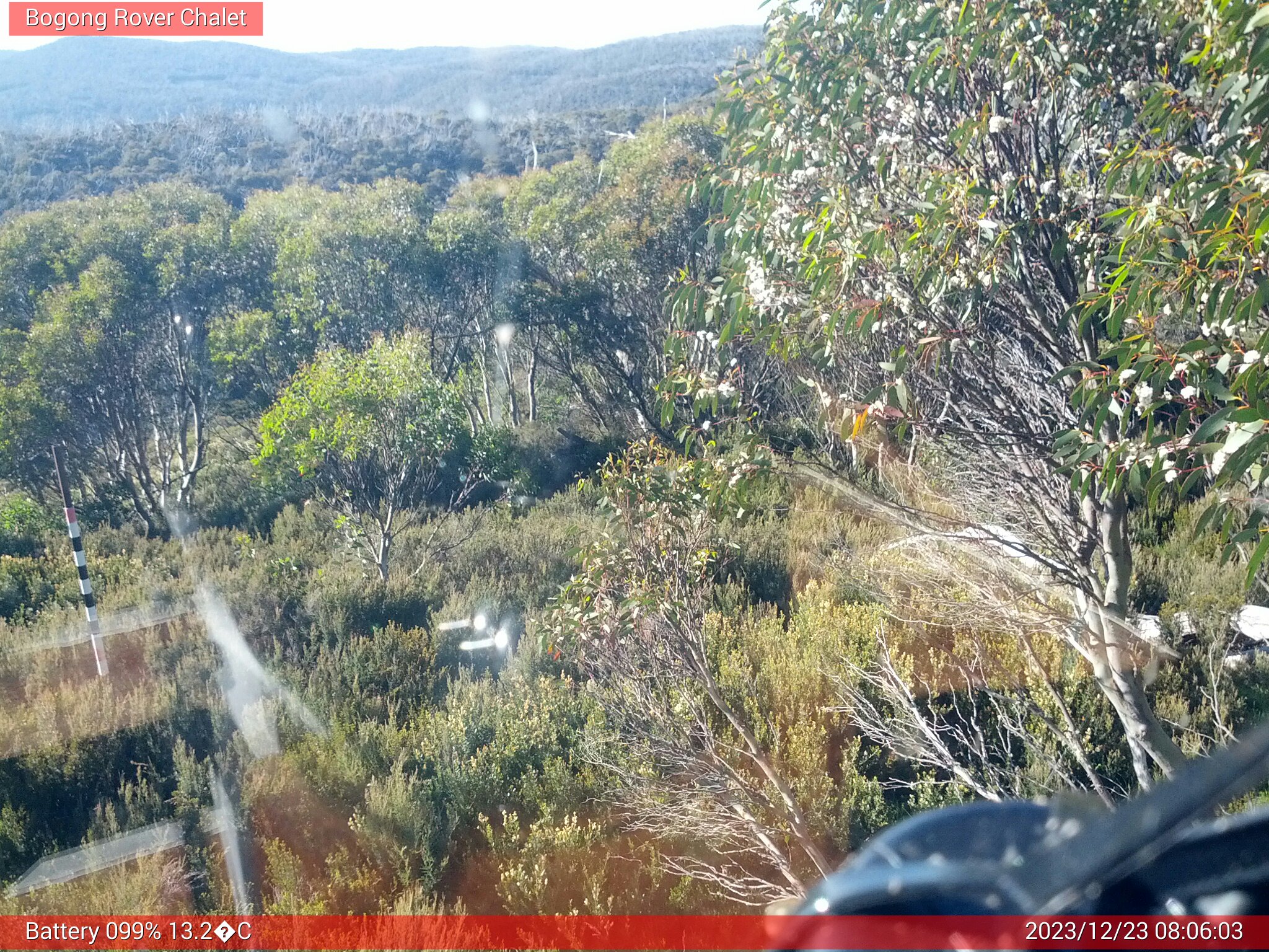 Bogong Web Cam 8:06am Saturday 23rd of December 2023