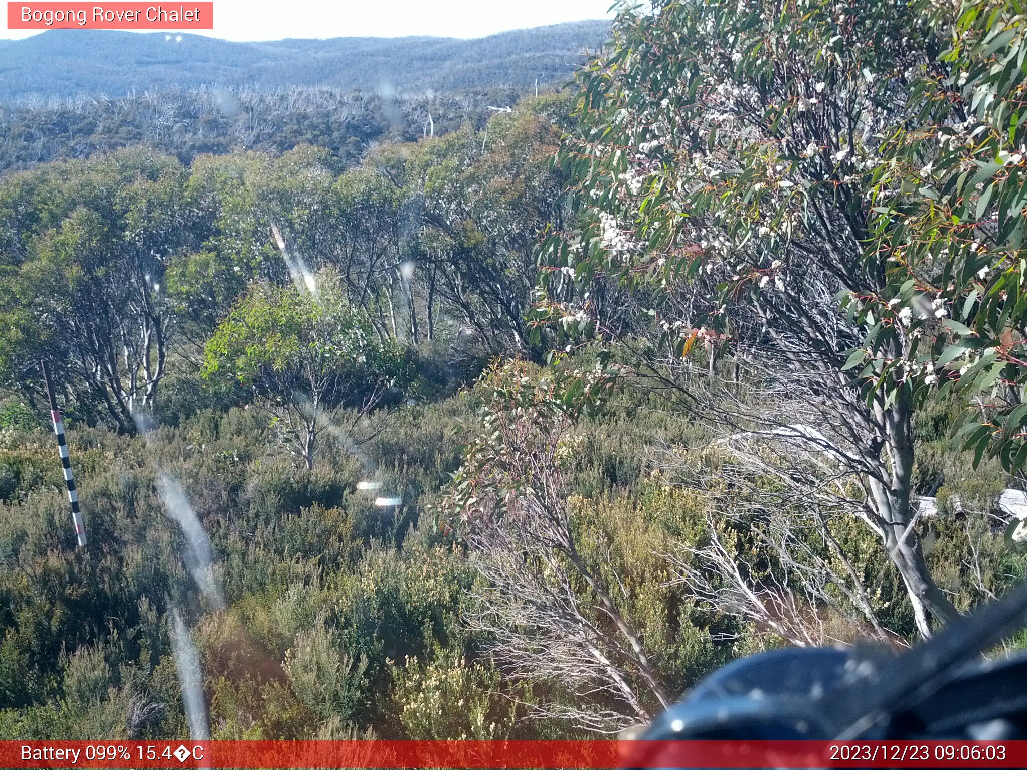 Bogong Web Cam 9:06am Saturday 23rd of December 2023