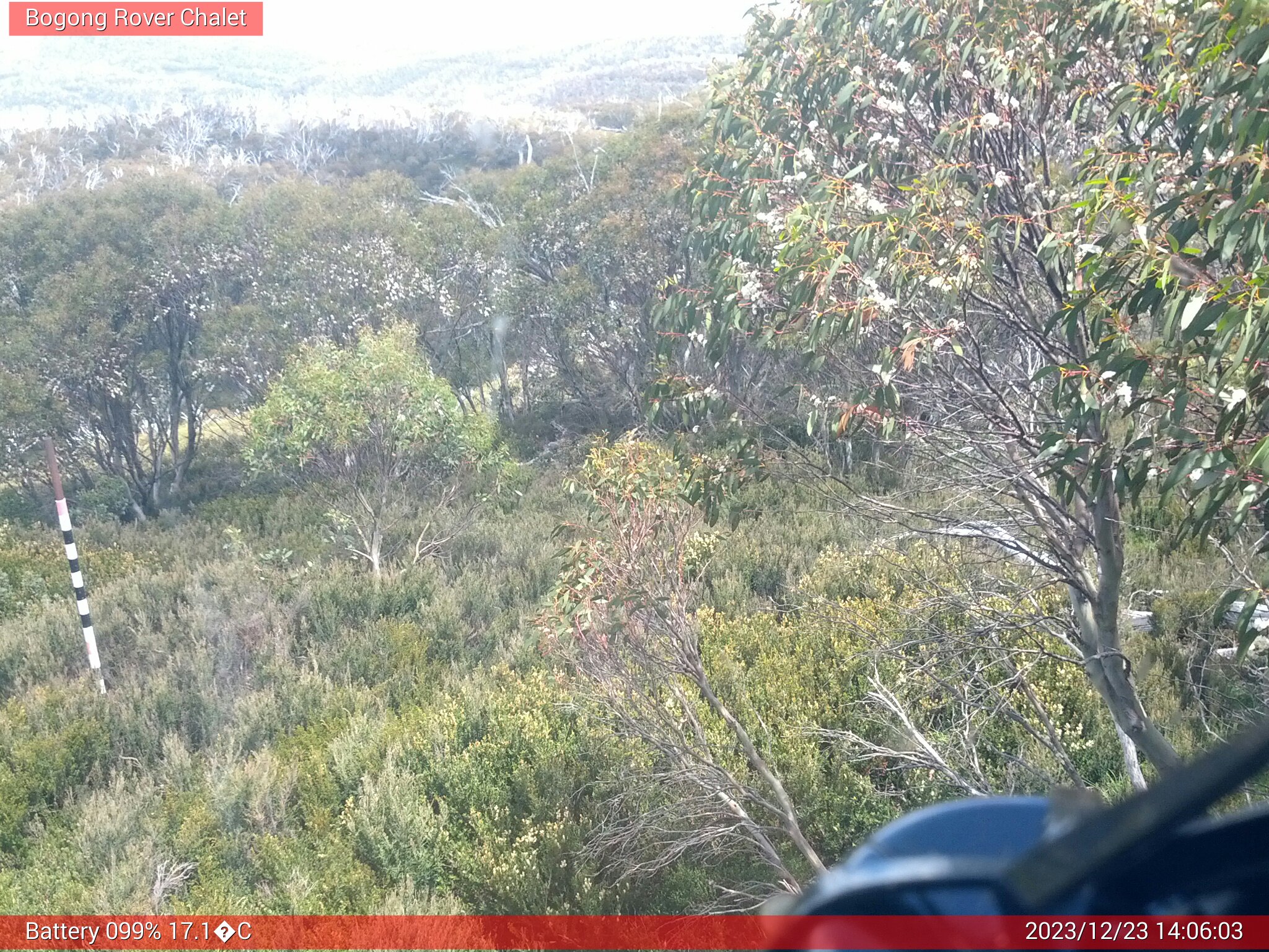 Bogong Web Cam 2:06pm Saturday 23rd of December 2023