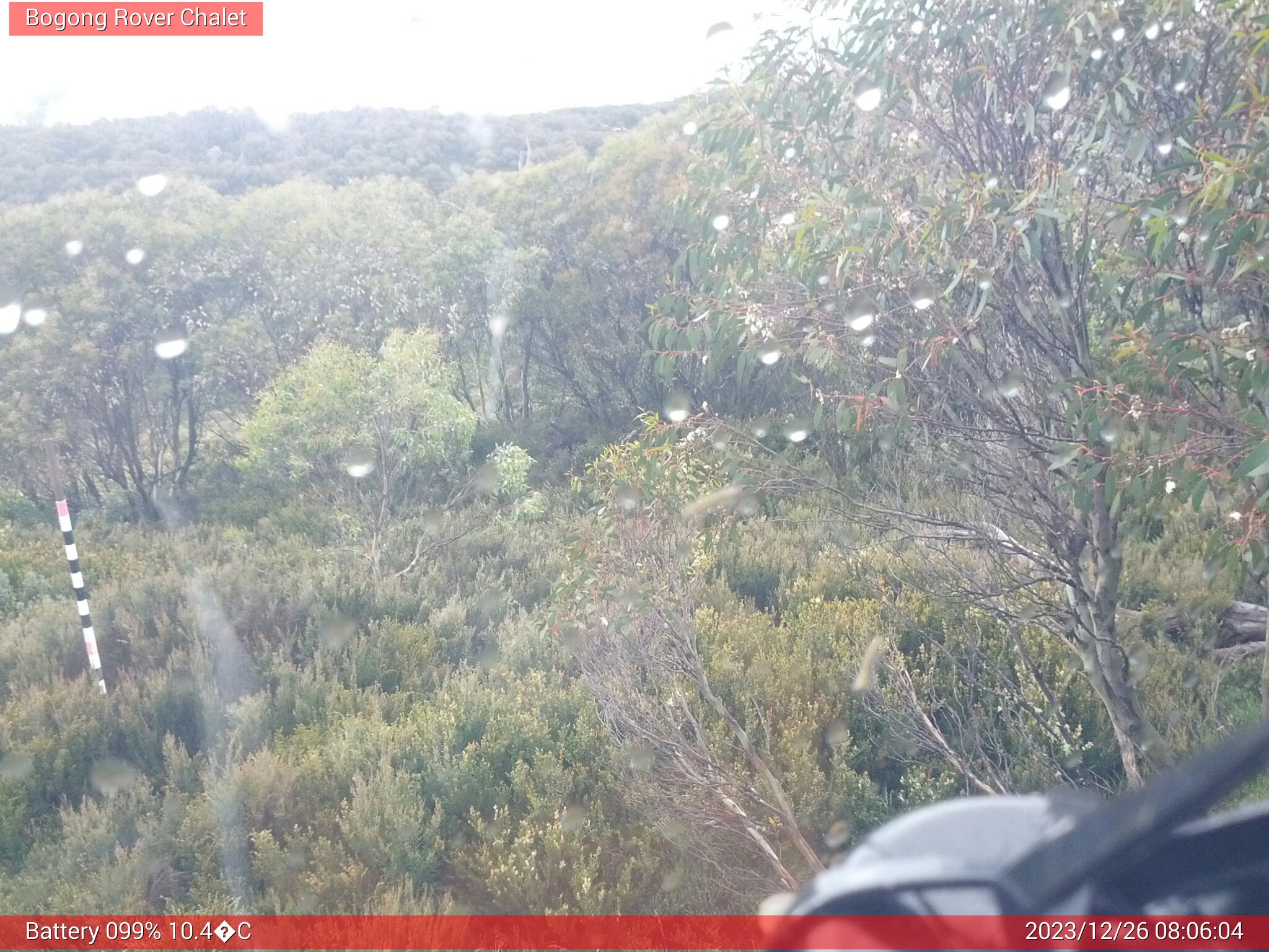 Bogong Web Cam 8:06am Tuesday 26th of December 2023