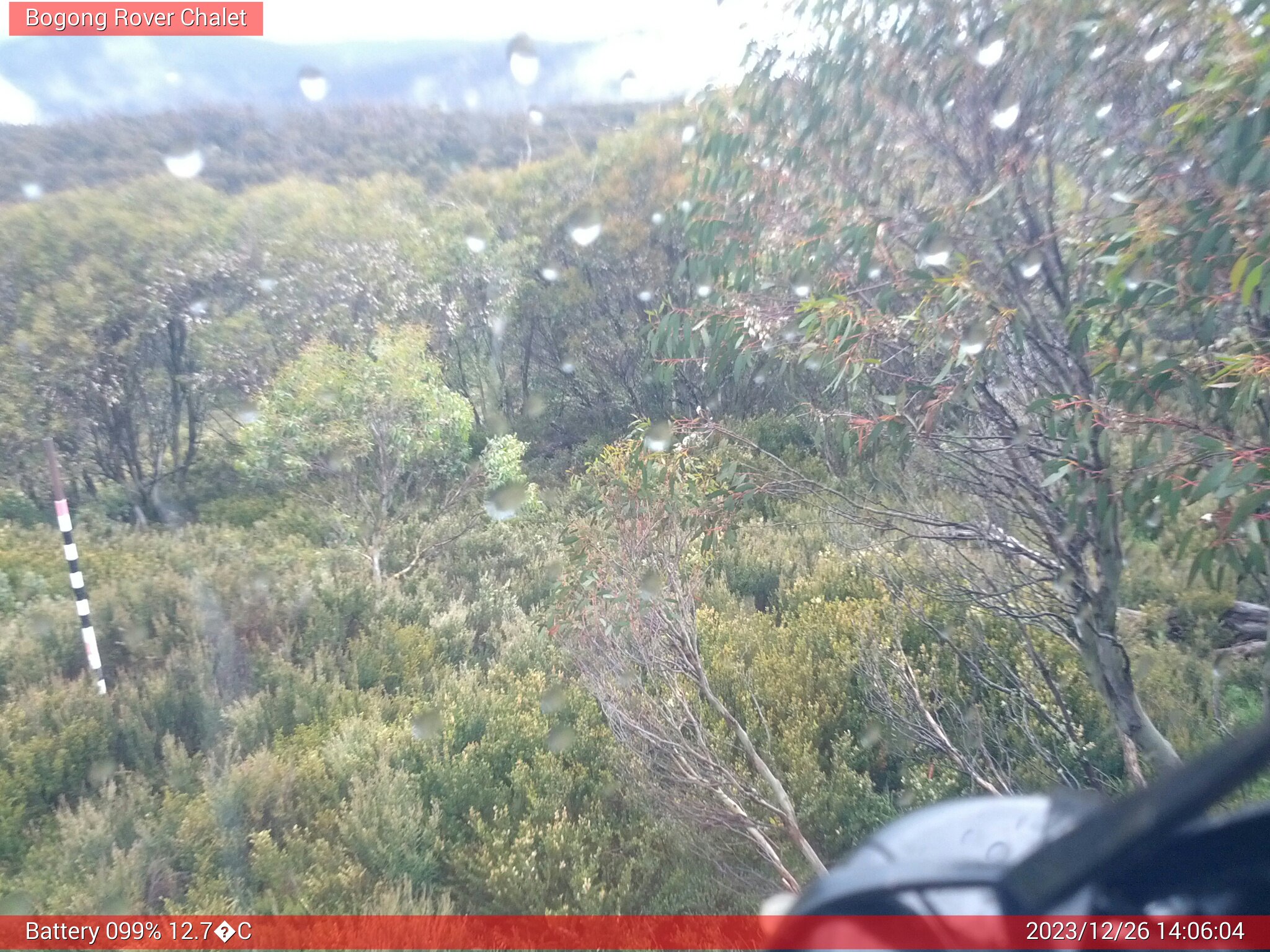 Bogong Web Cam 2:06pm Tuesday 26th of December 2023