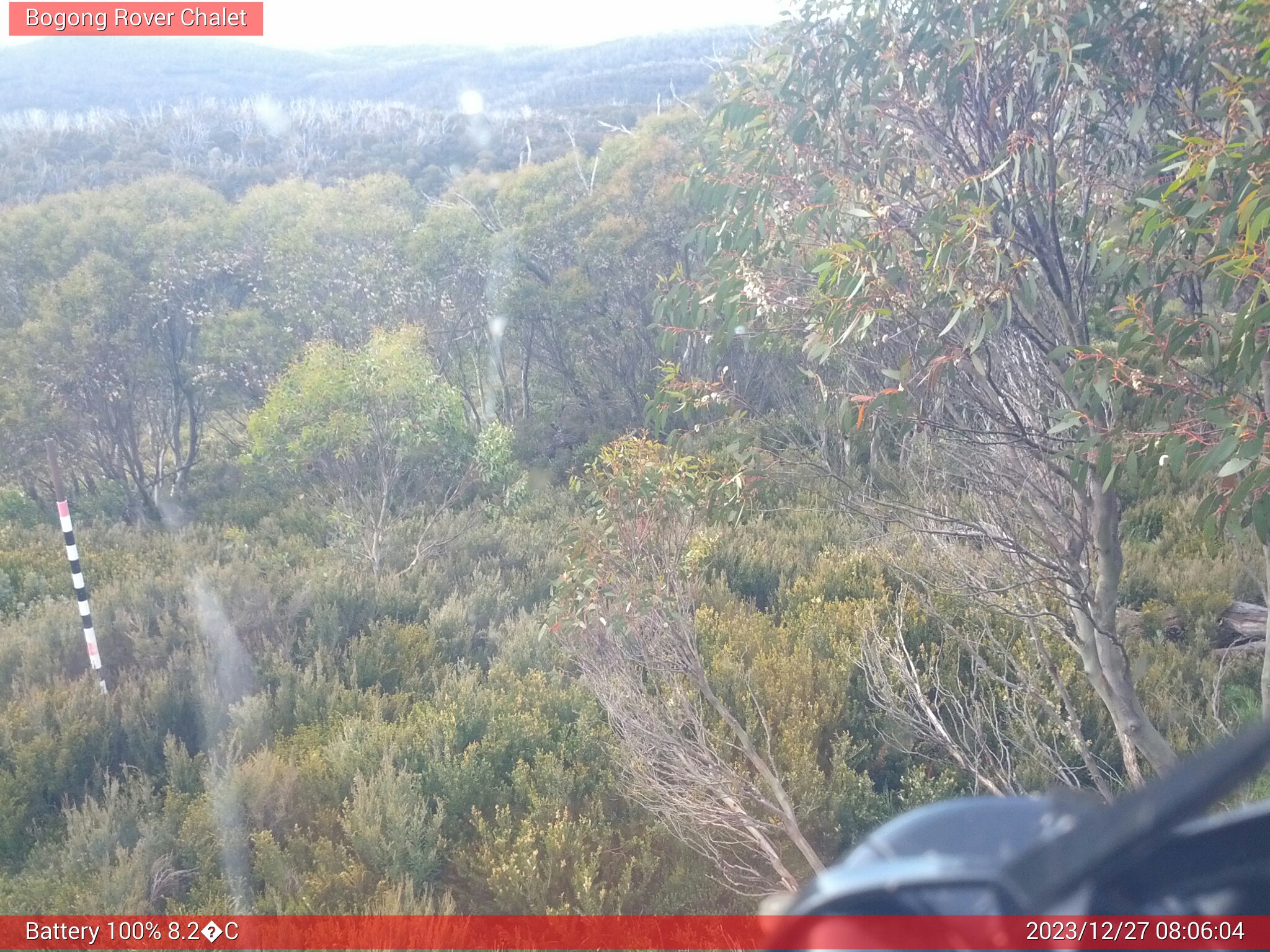 Bogong Web Cam 8:06am Wednesday 27th of December 2023