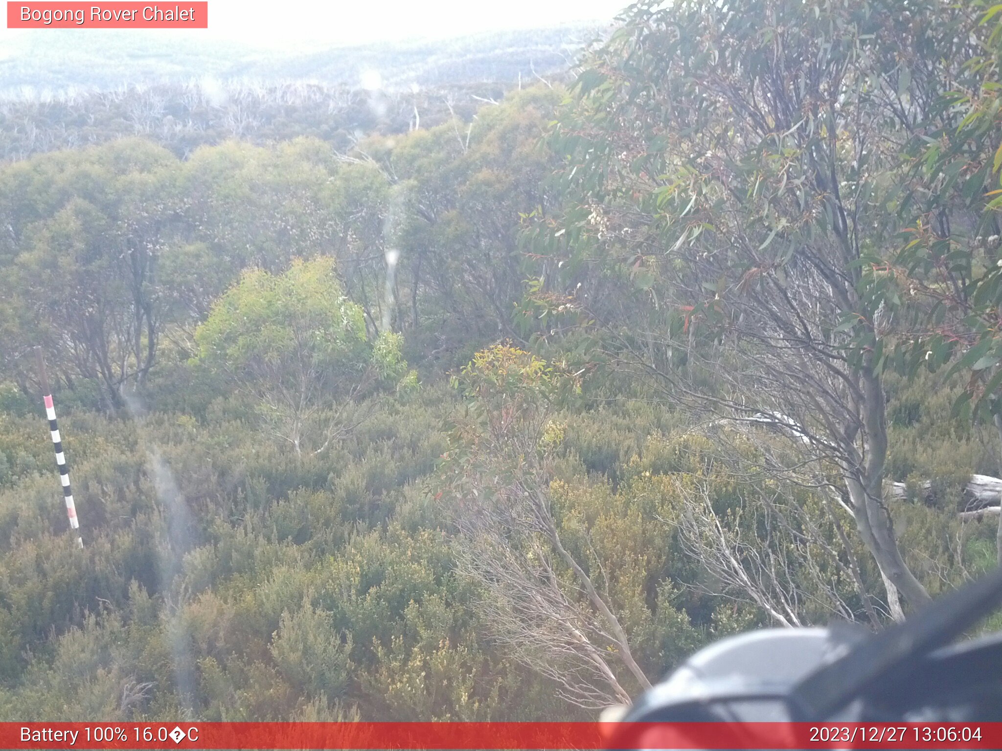 Bogong Web Cam 1:06pm Wednesday 27th of December 2023