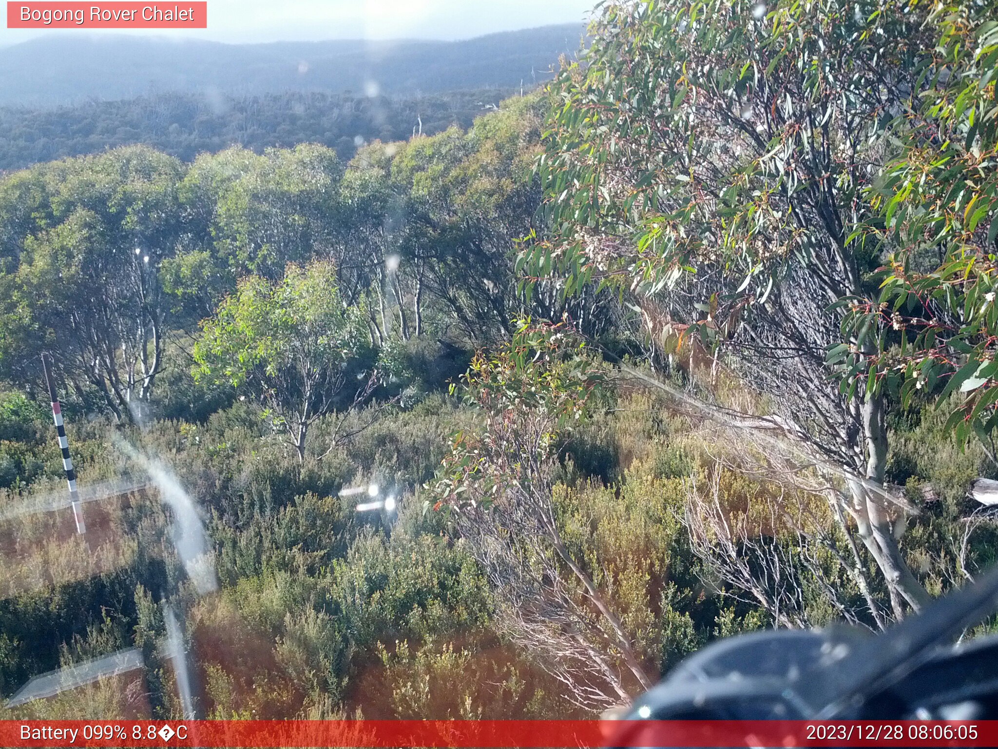 Bogong Web Cam 8:06am Thursday 28th of December 2023