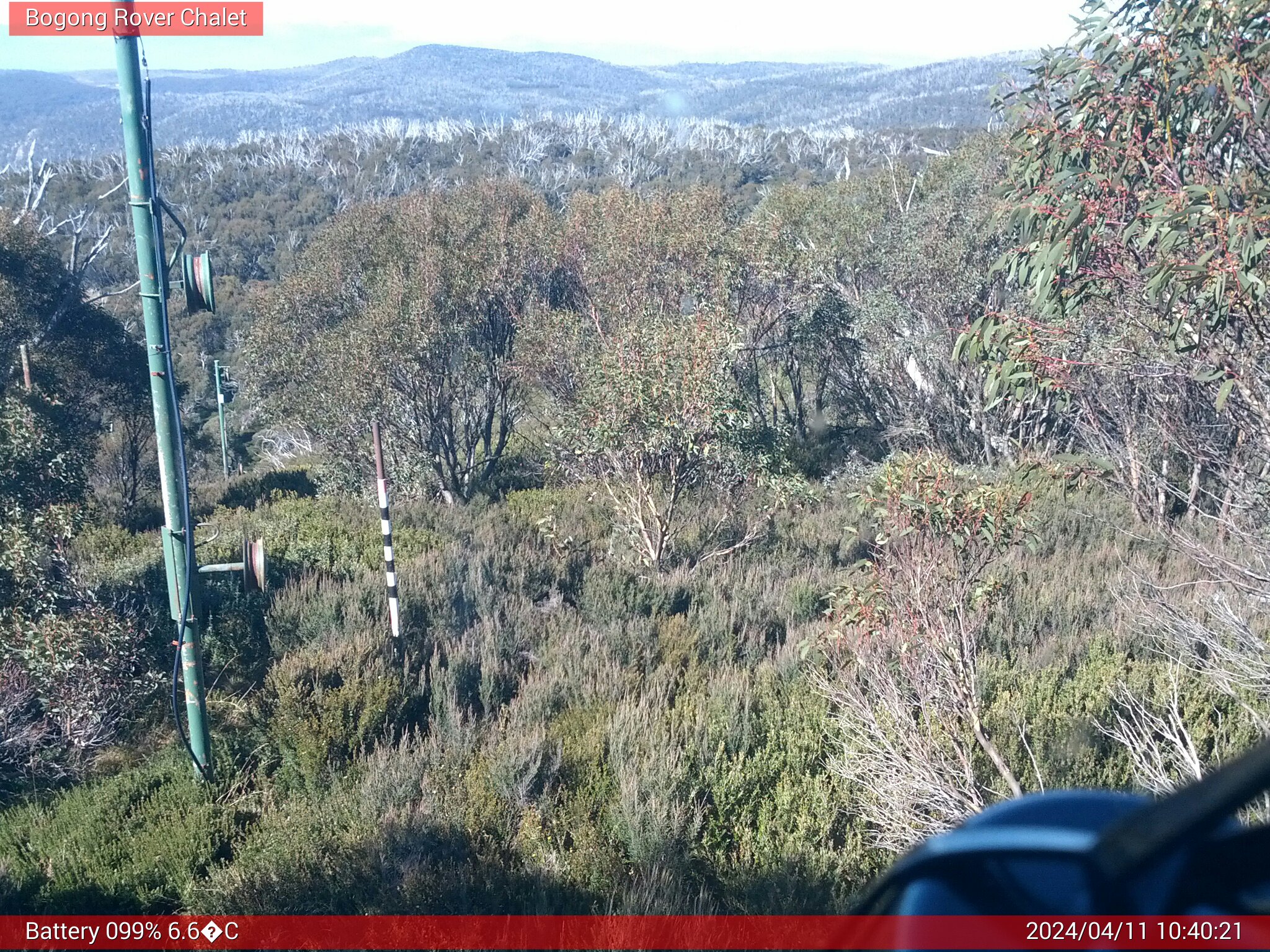 Bogong Web Cam 10:40am Thursday 11th of April 2024