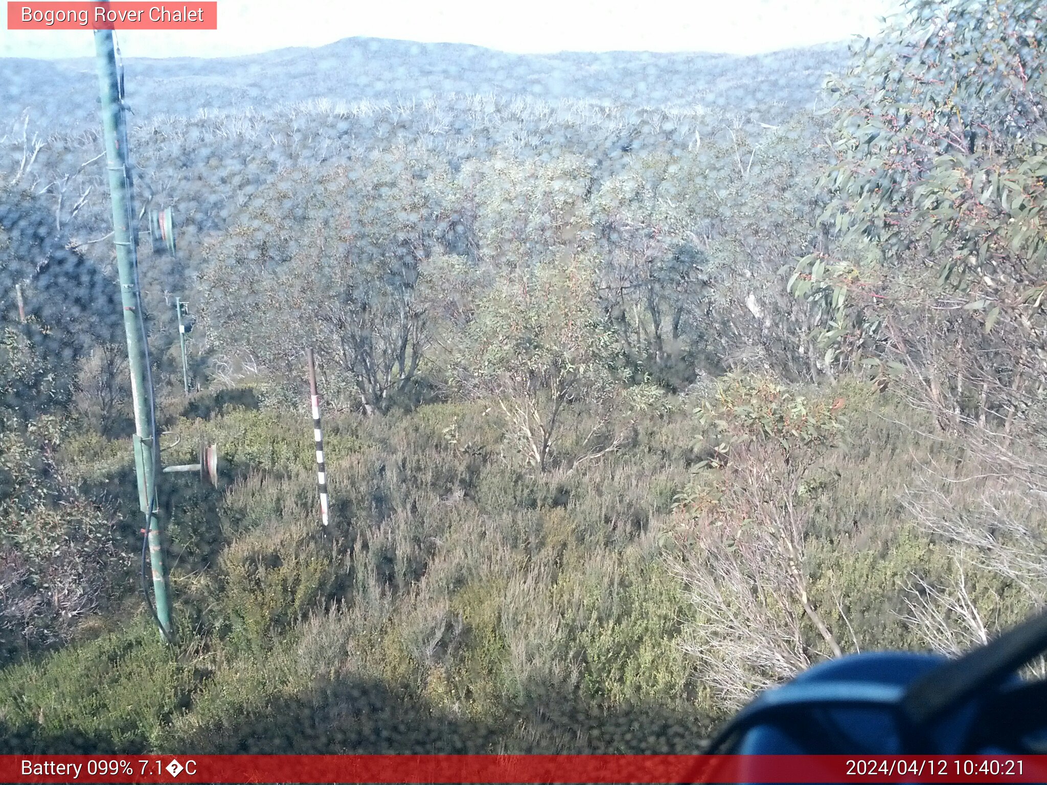 Bogong Web Cam 10:40am Friday 12th of April 2024