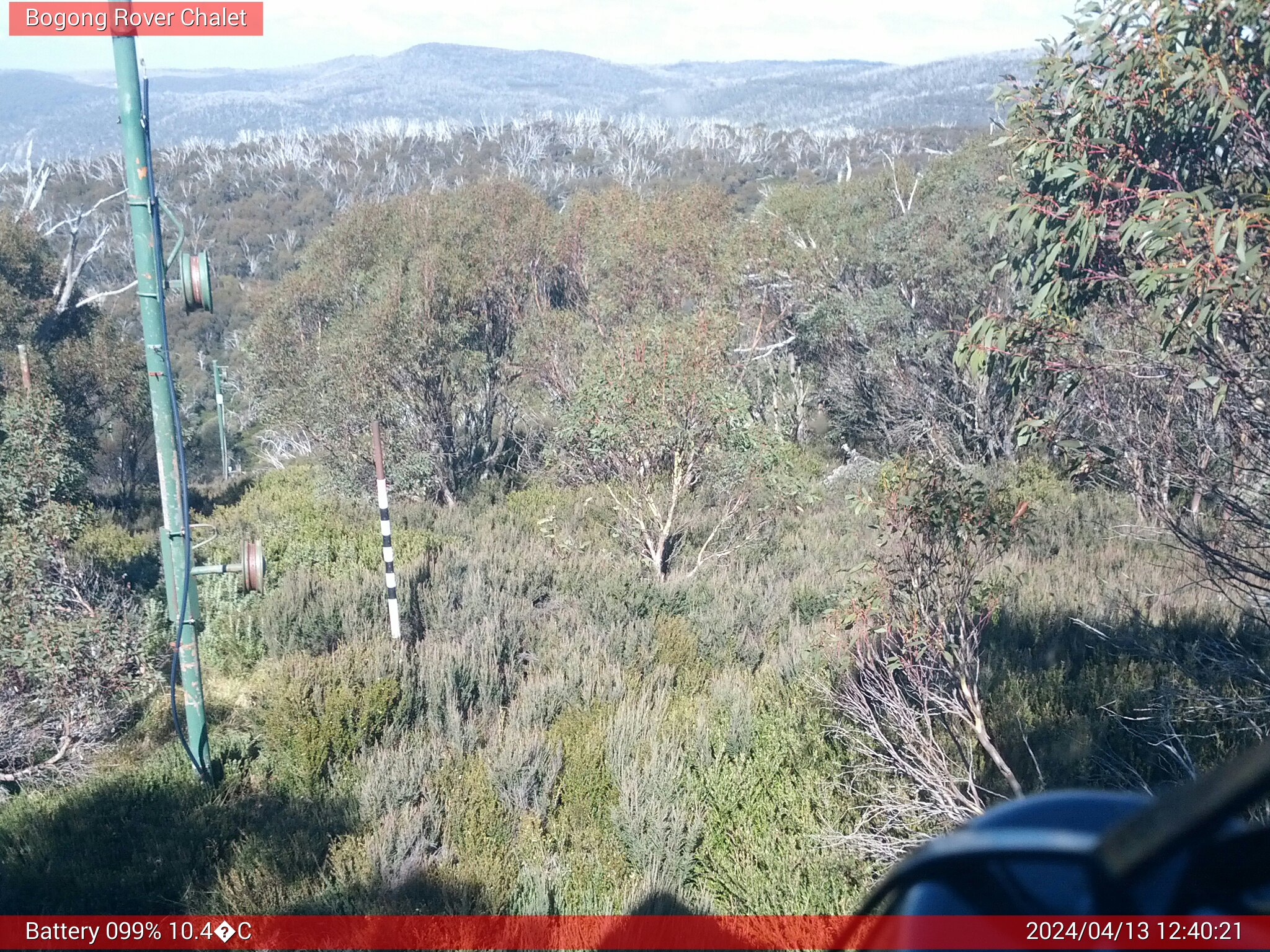 Bogong Web Cam 12:40pm Saturday 13th of April 2024