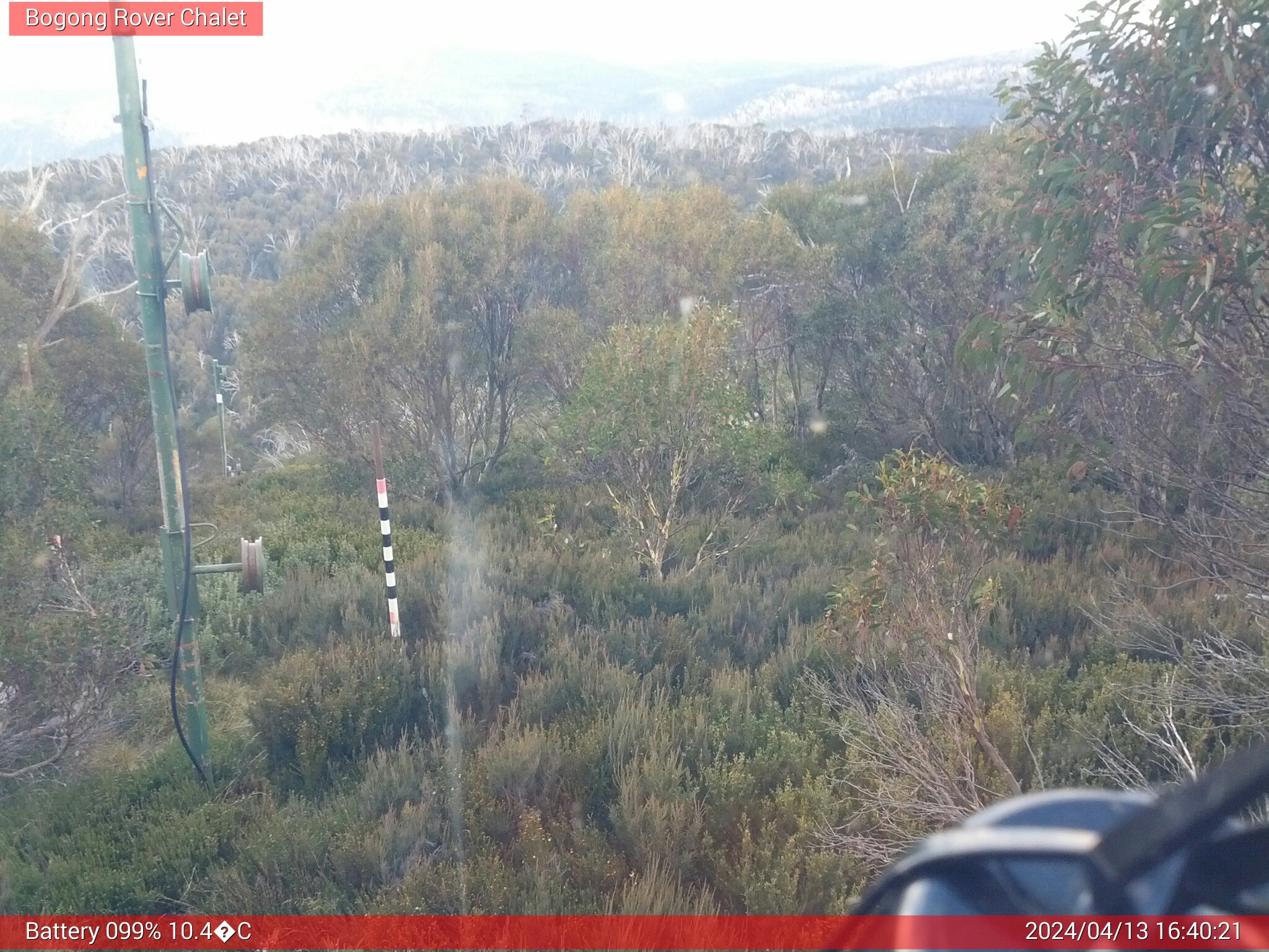 Bogong Web Cam 4:40pm Saturday 13th of April 2024