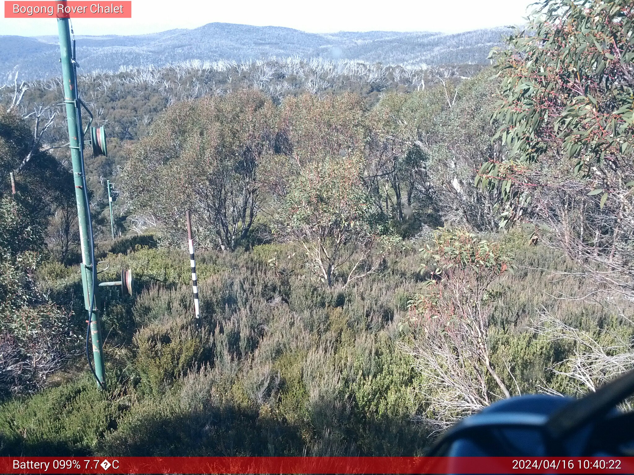 Bogong Web Cam 10:40am Tuesday 16th of April 2024