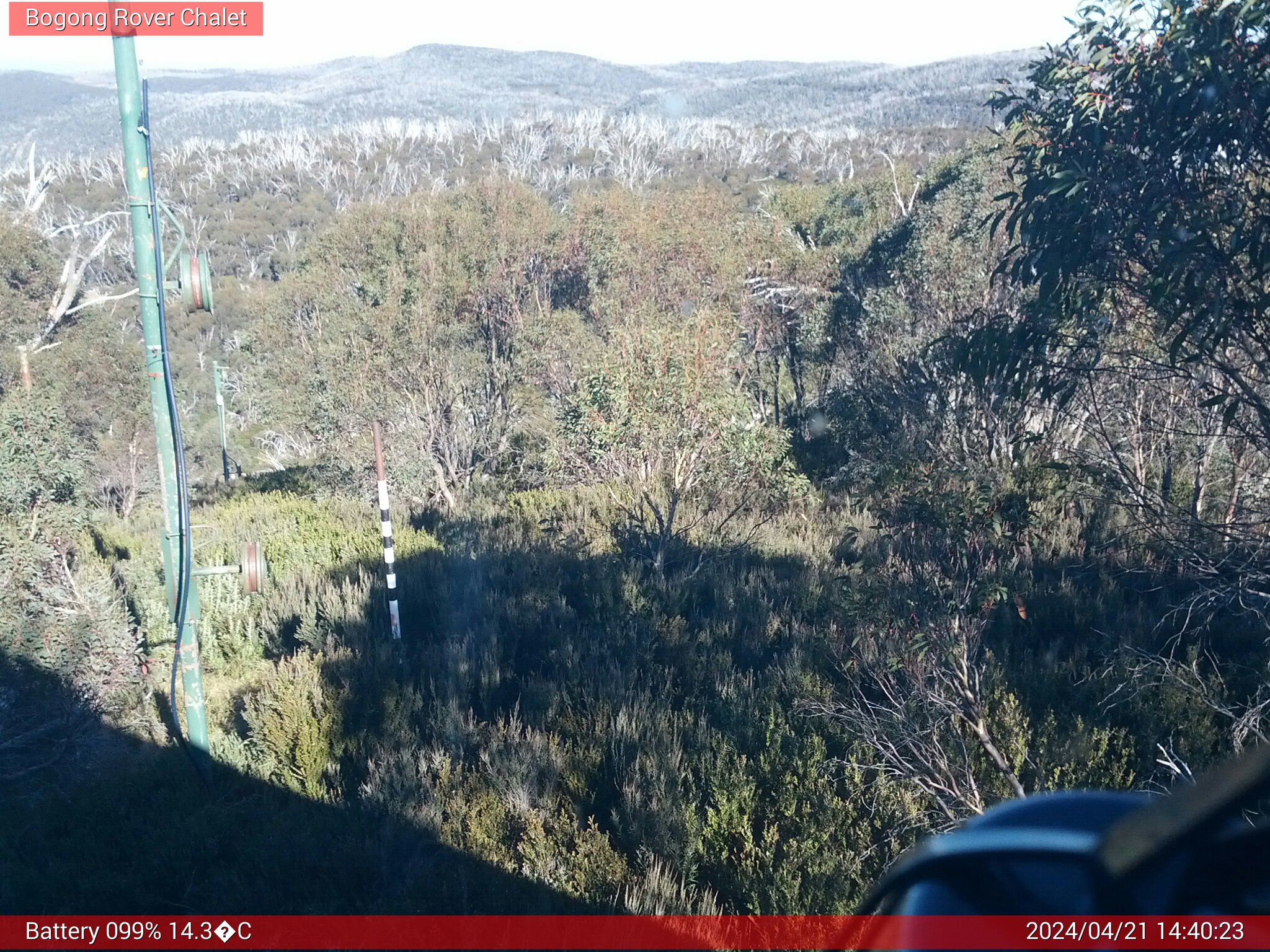 Bogong Web Cam 2:40pm Sunday 21st of April 2024