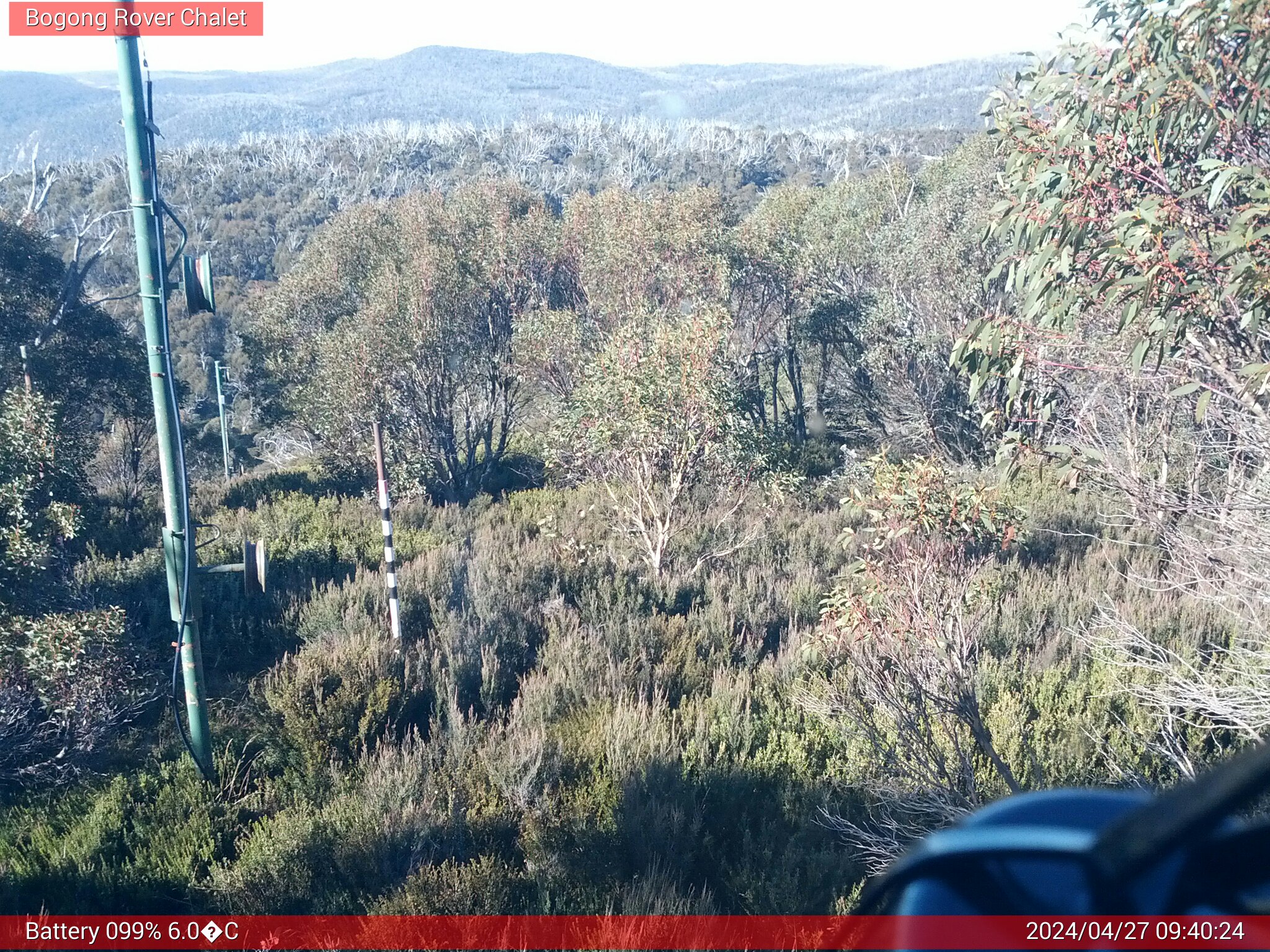 Bogong Web Cam 9:40am Saturday 27th of April 2024