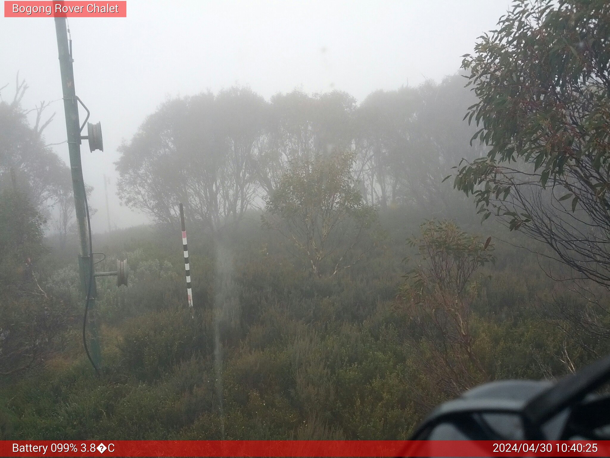 Bogong Web Cam 10:40am Tuesday 30th of April 2024