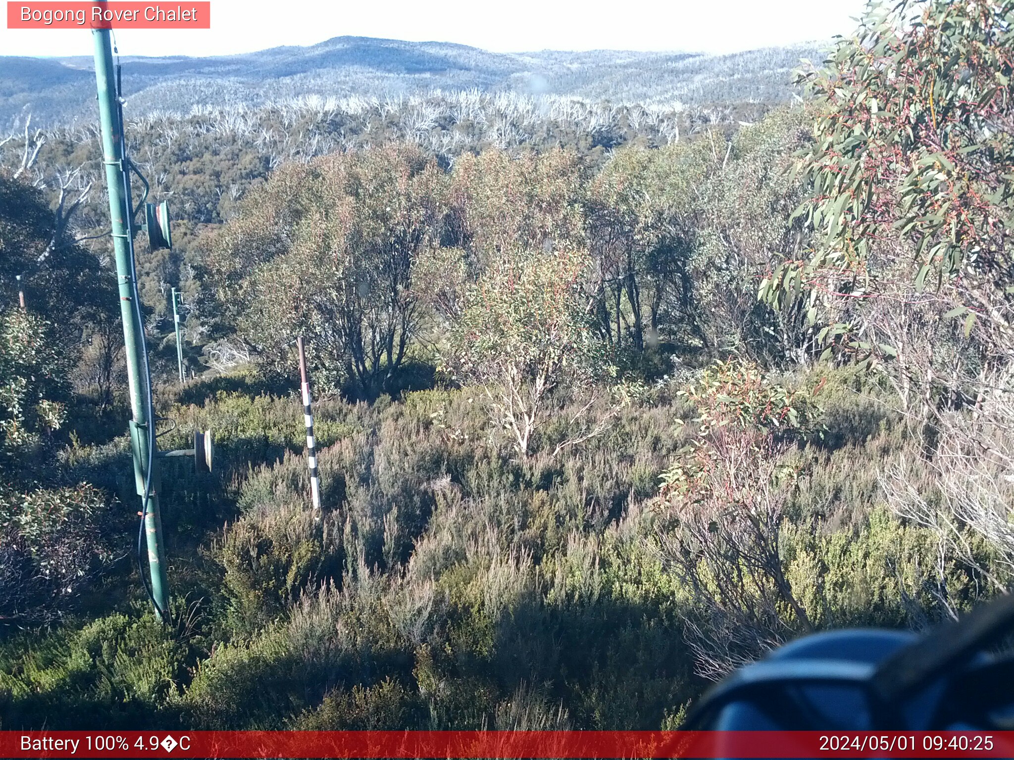 Bogong Web Cam 9:40am Wednesday 1st of May 2024