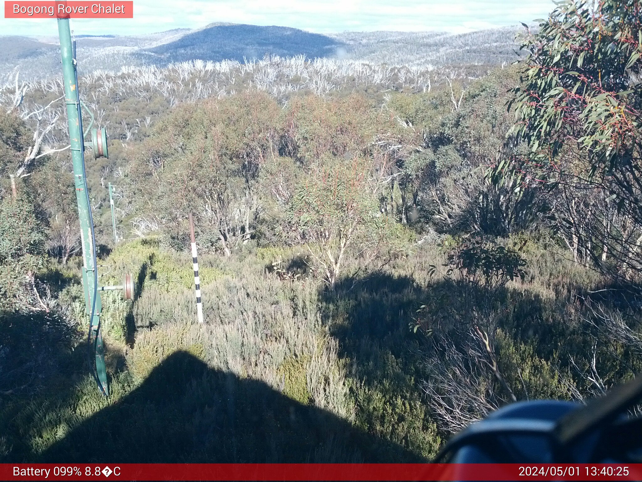 Bogong Web Cam 1:40pm Wednesday 1st of May 2024