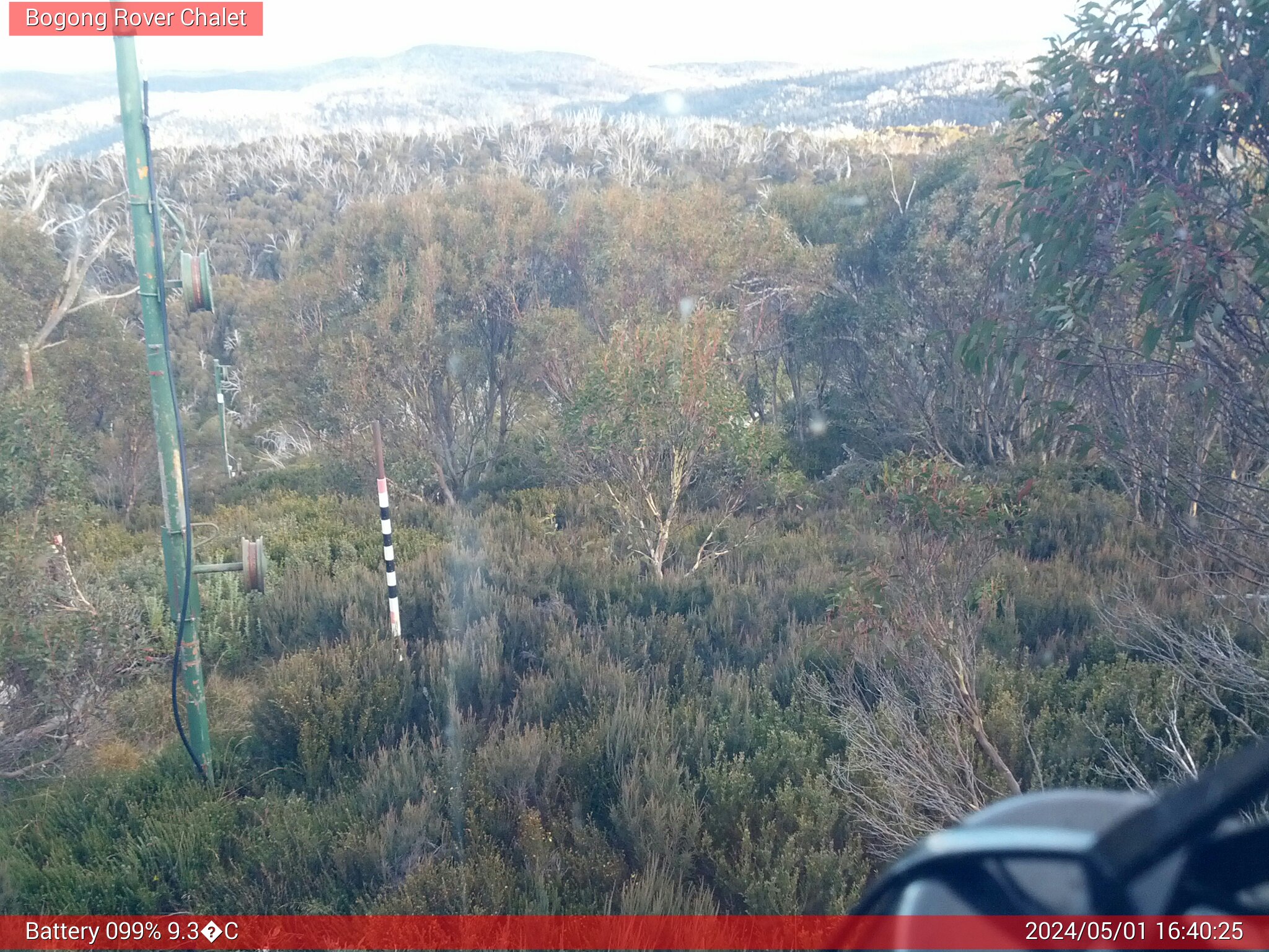 Bogong Web Cam 4:40pm Wednesday 1st of May 2024