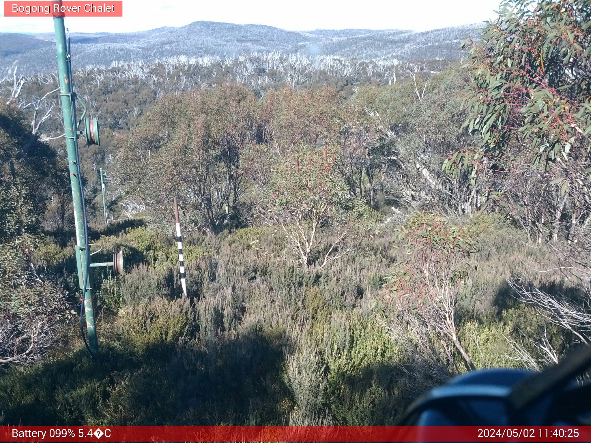 Bogong Web Cam 11:40am Thursday 2nd of May 2024