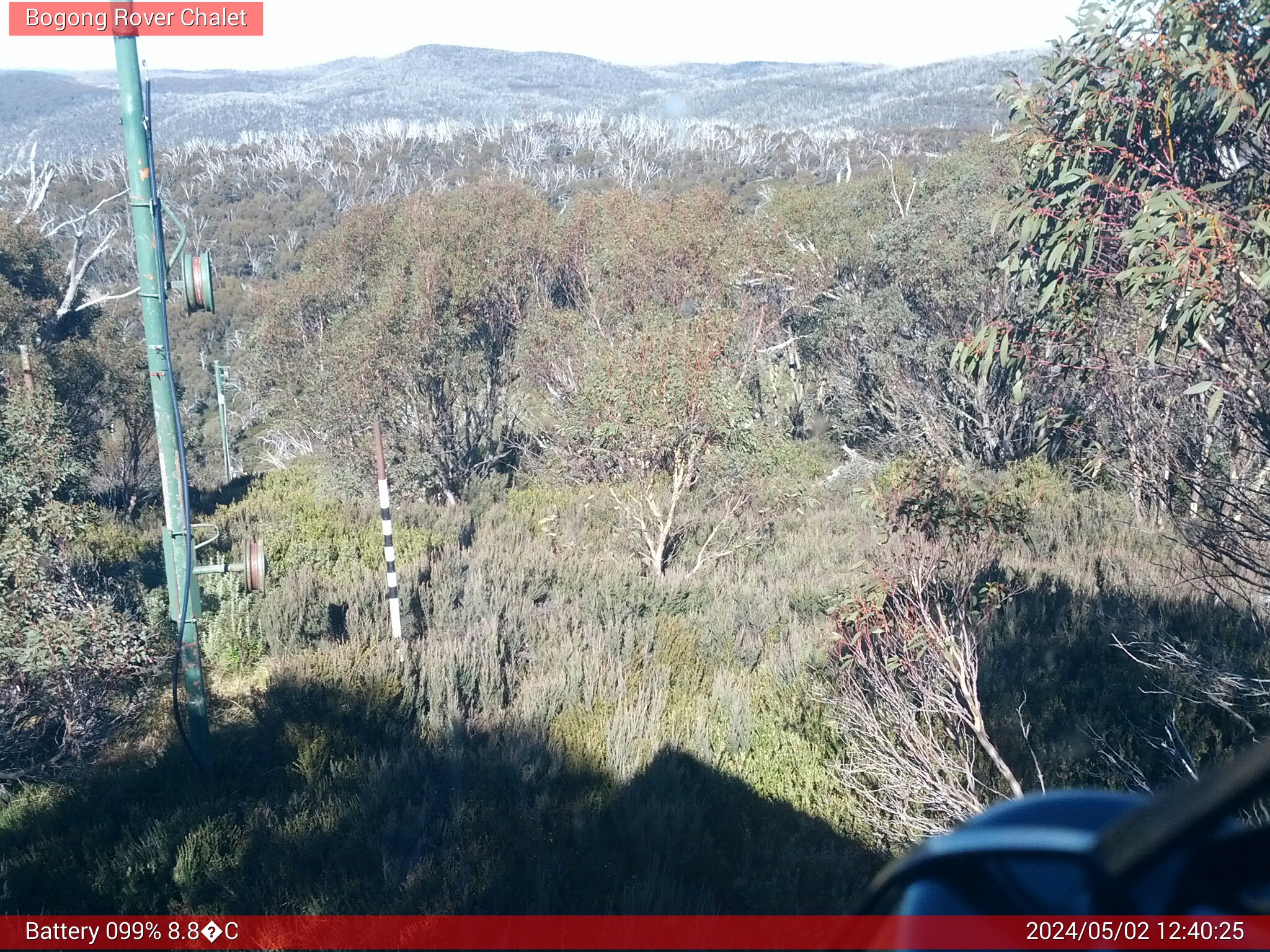 Bogong Web Cam 12:40pm Thursday 2nd of May 2024