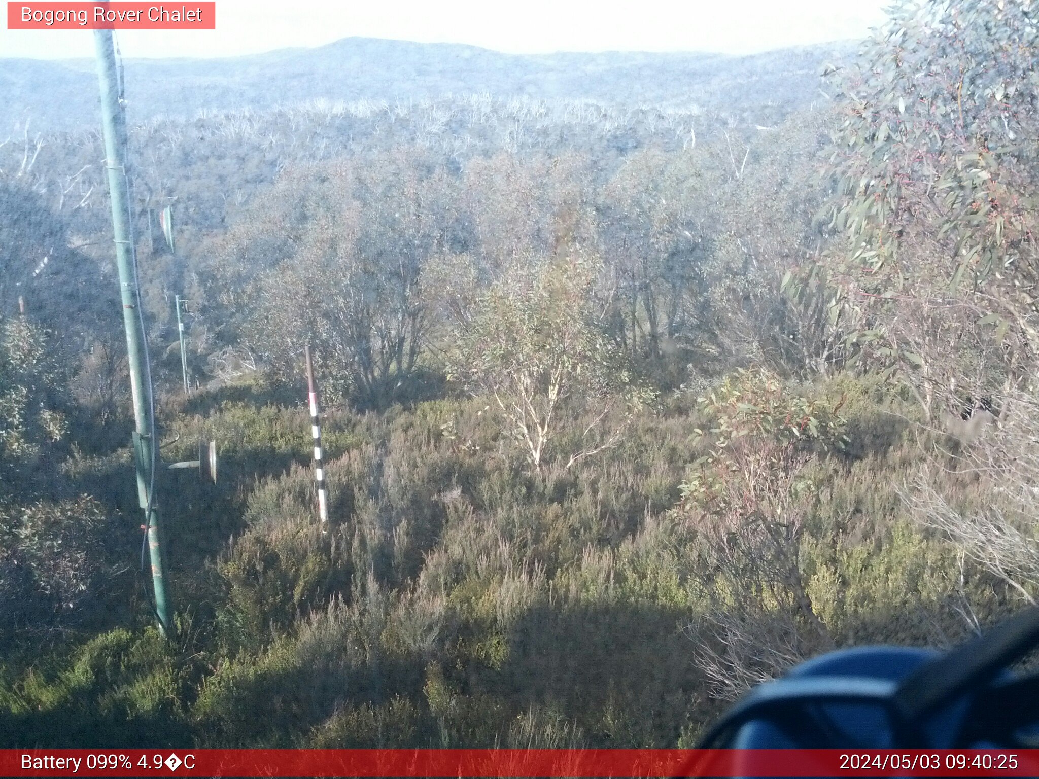 Bogong Web Cam 9:40am Friday 3rd of May 2024