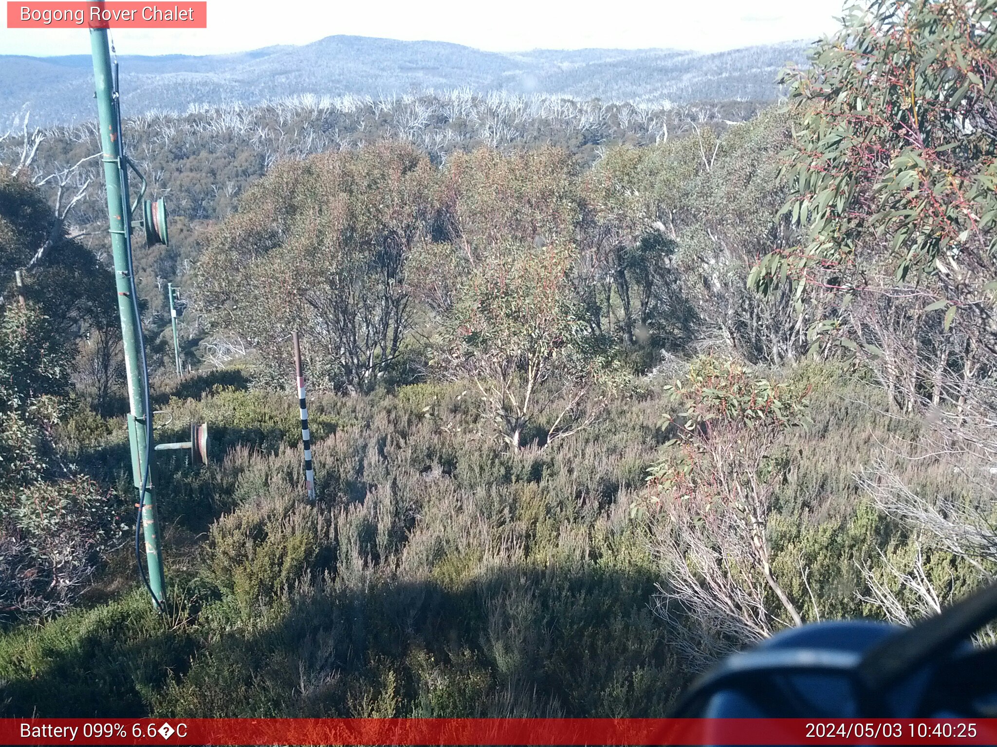 Bogong Web Cam 10:40am Friday 3rd of May 2024