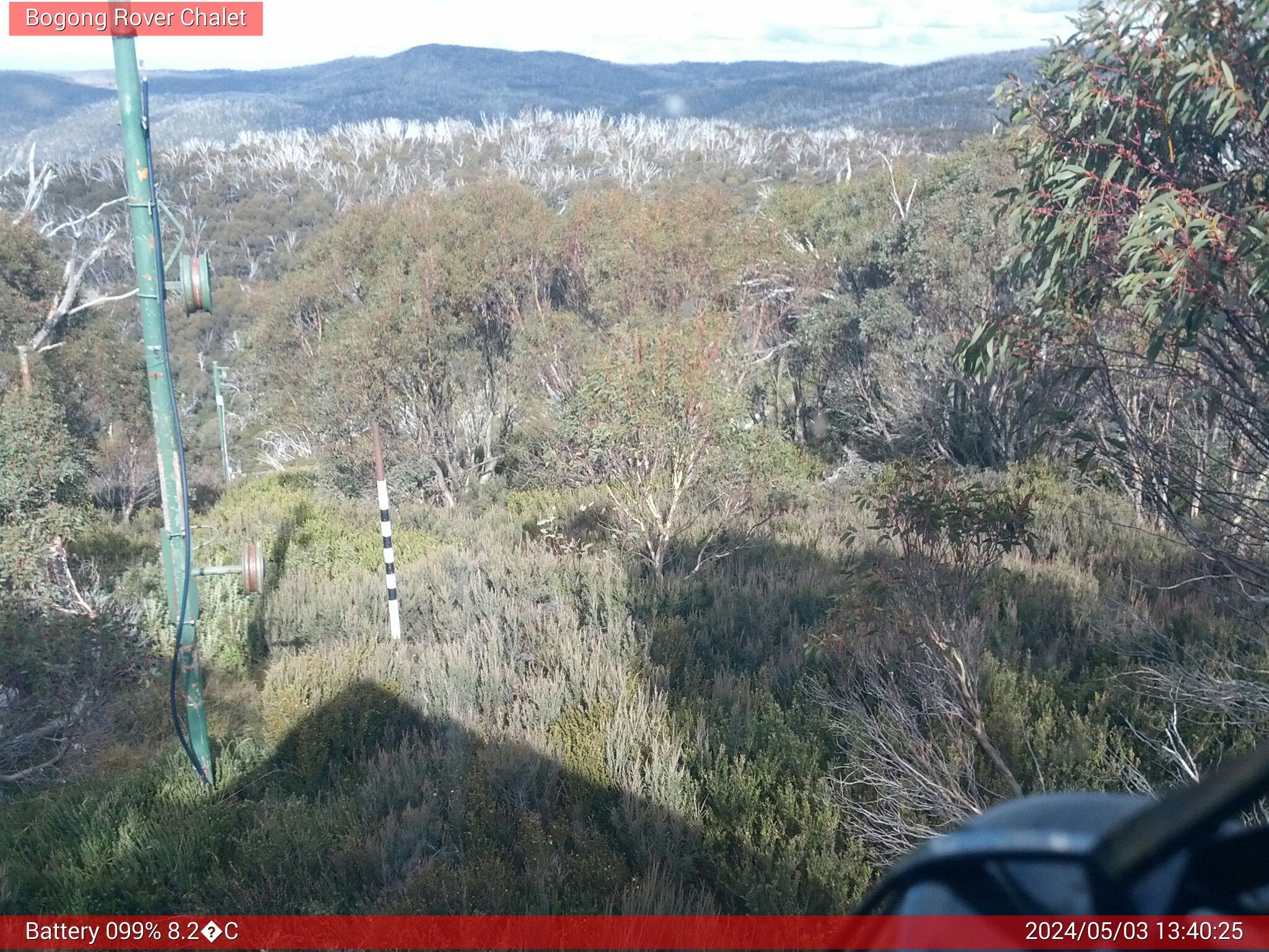 Bogong Web Cam 1:40pm Friday 3rd of May 2024