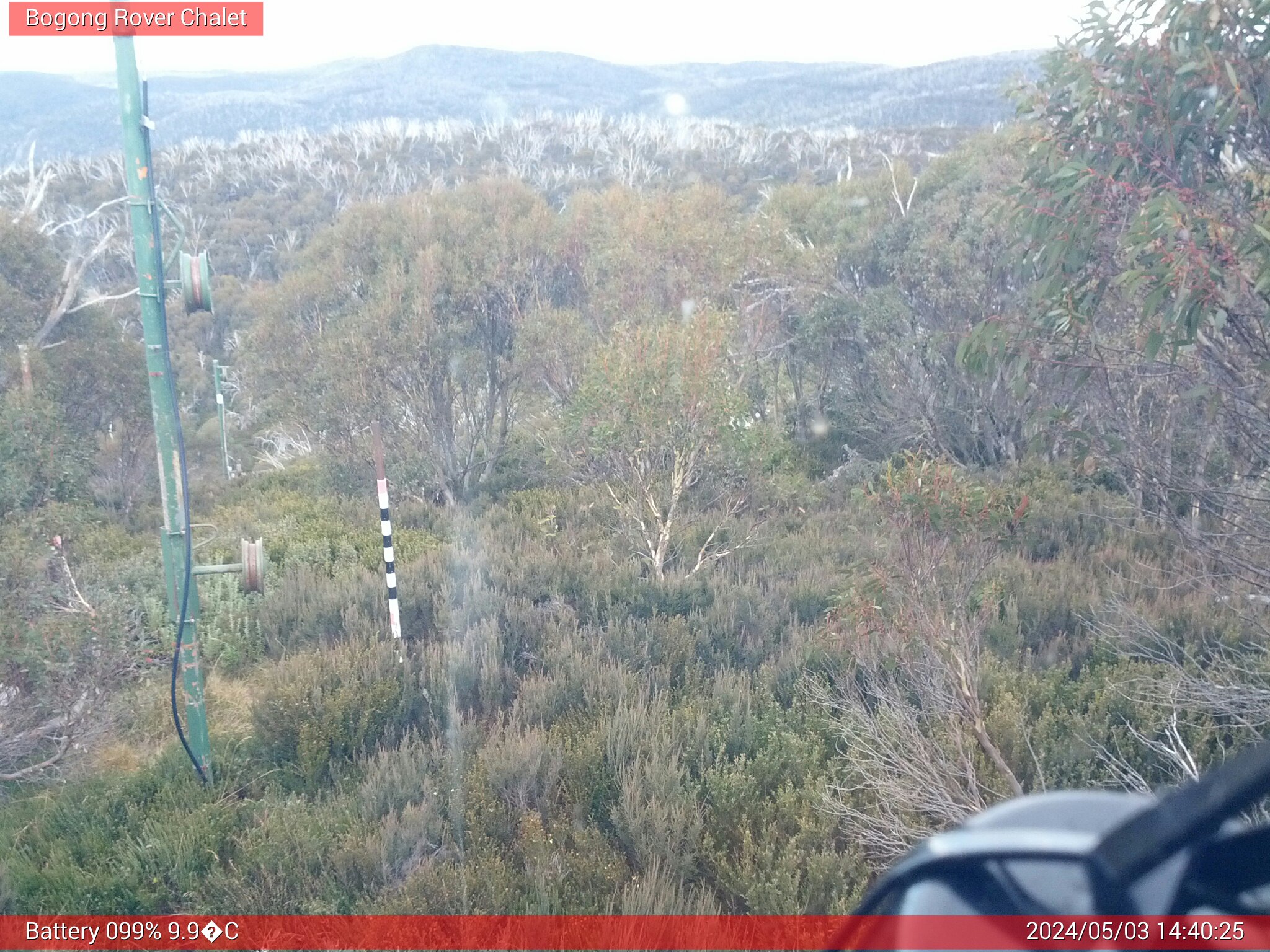 Bogong Web Cam 2:40pm Friday 3rd of May 2024