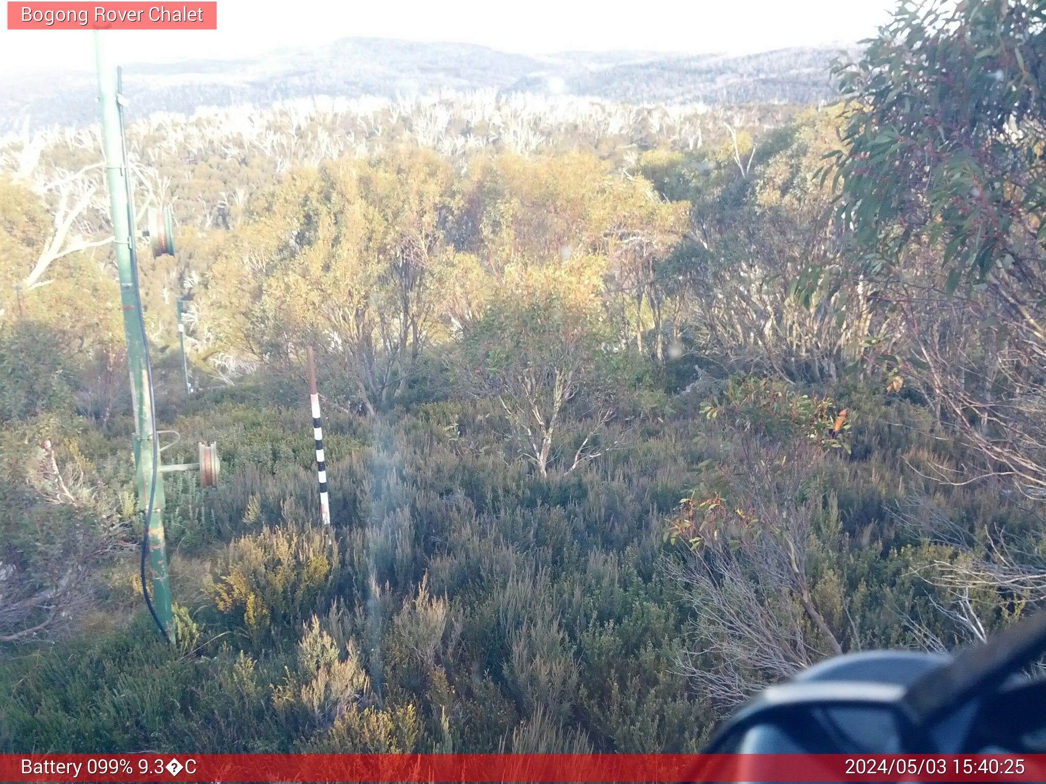 Bogong Web Cam 3:40pm Friday 3rd of May 2024