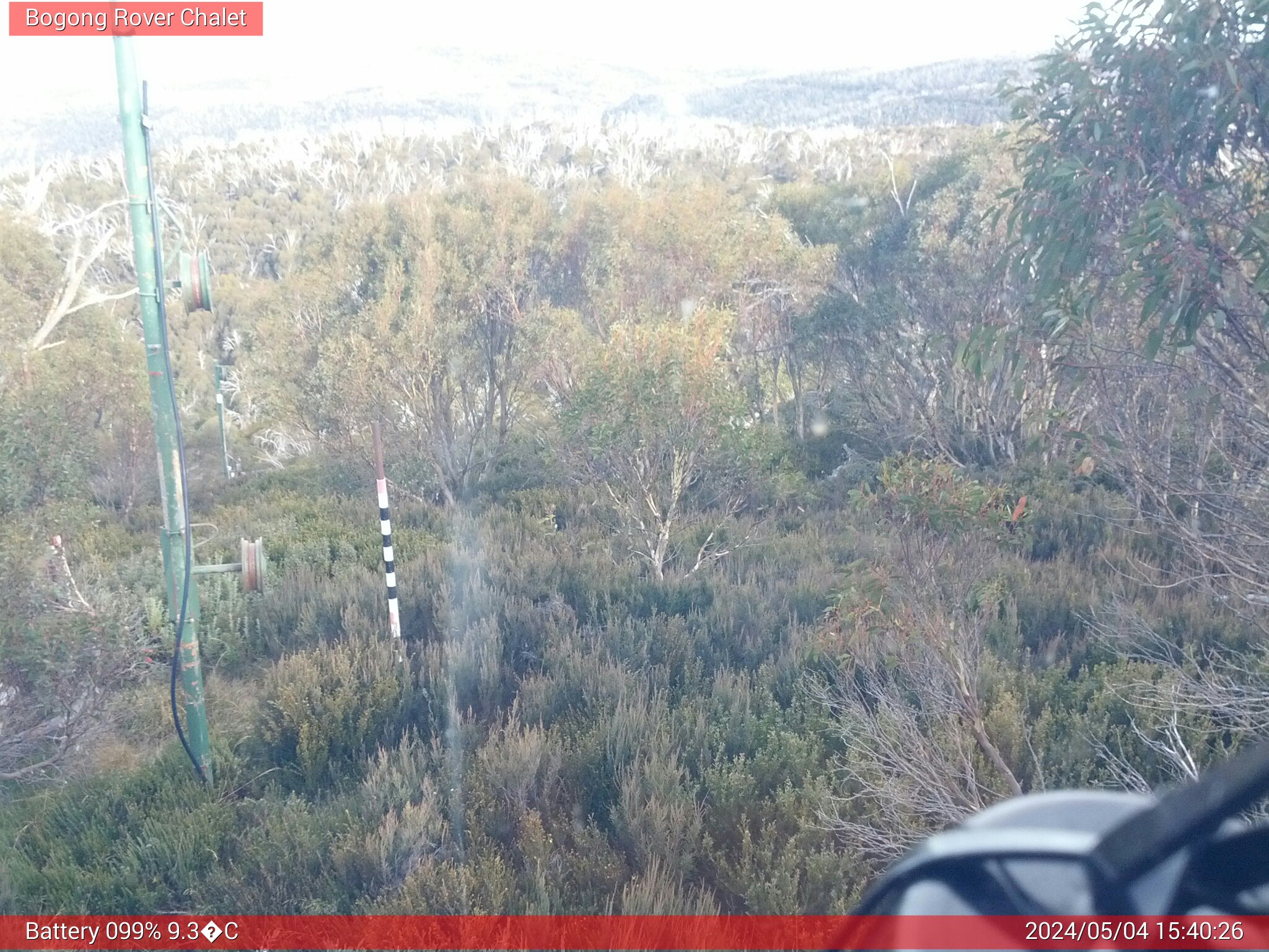 Bogong Web Cam 3:40pm Saturday 4th of May 2024