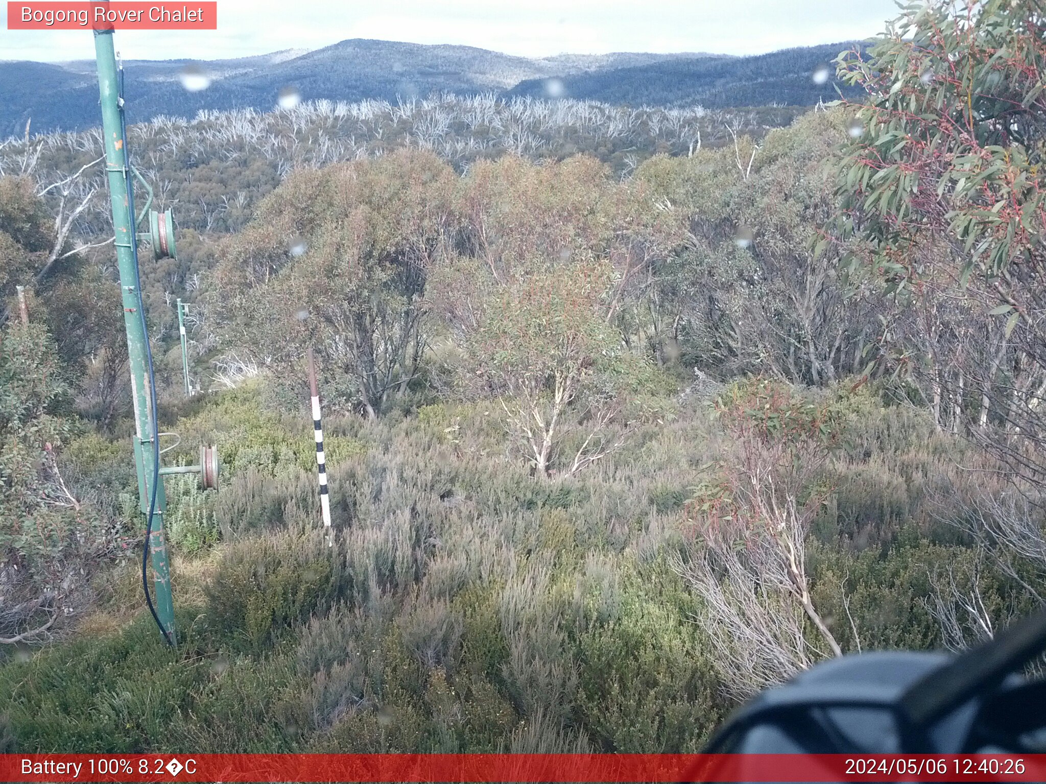 Bogong Web Cam 12:40pm Monday 6th of May 2024