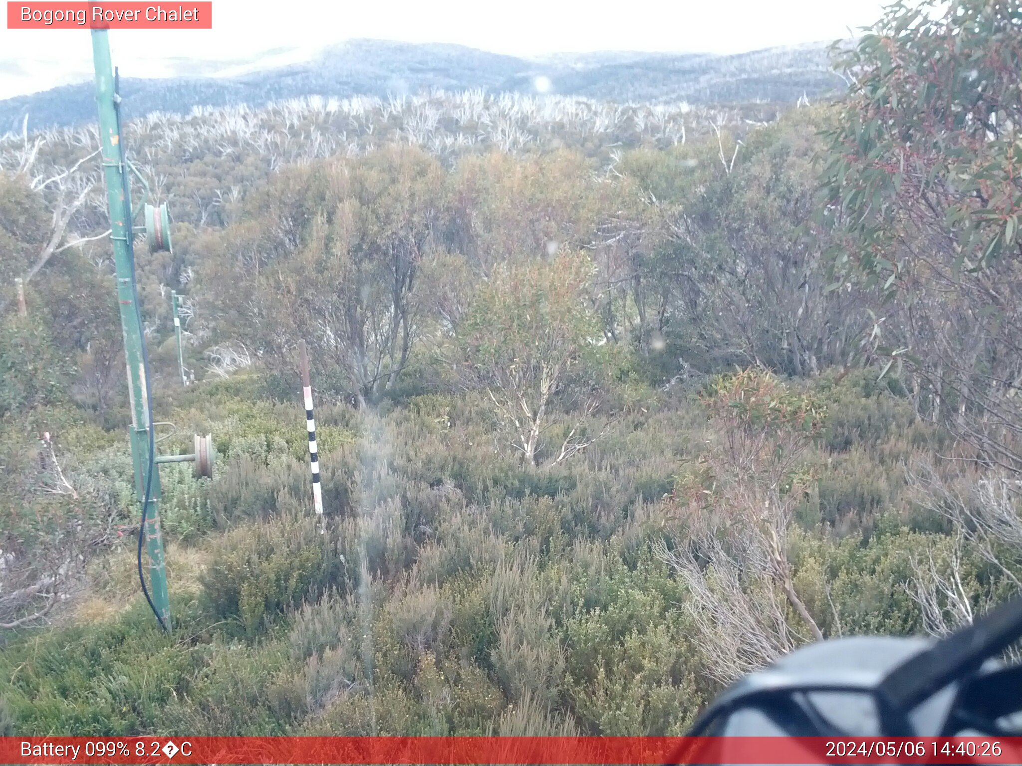 Bogong Web Cam 2:40pm Monday 6th of May 2024