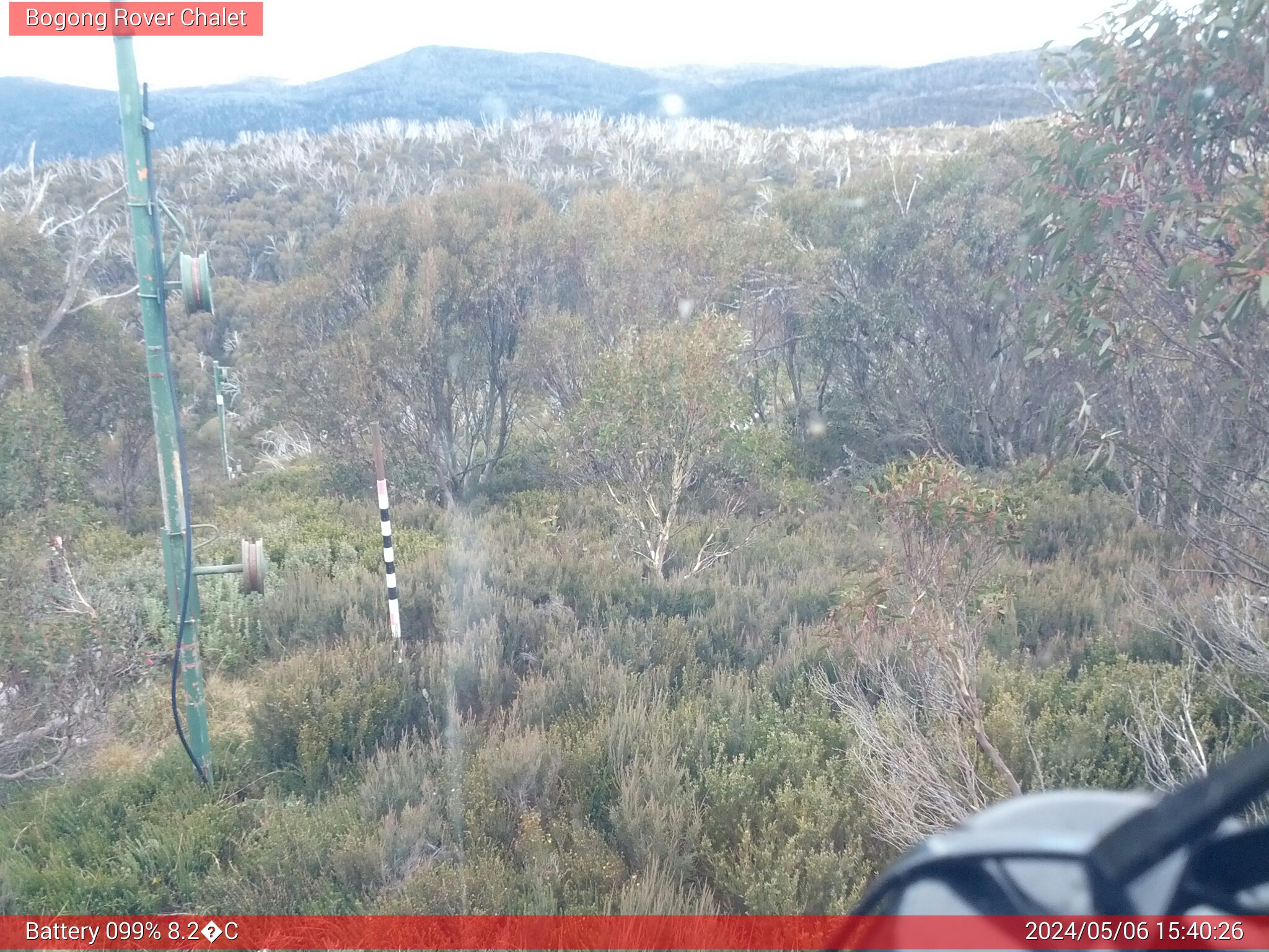 Bogong Web Cam 3:40pm Monday 6th of May 2024