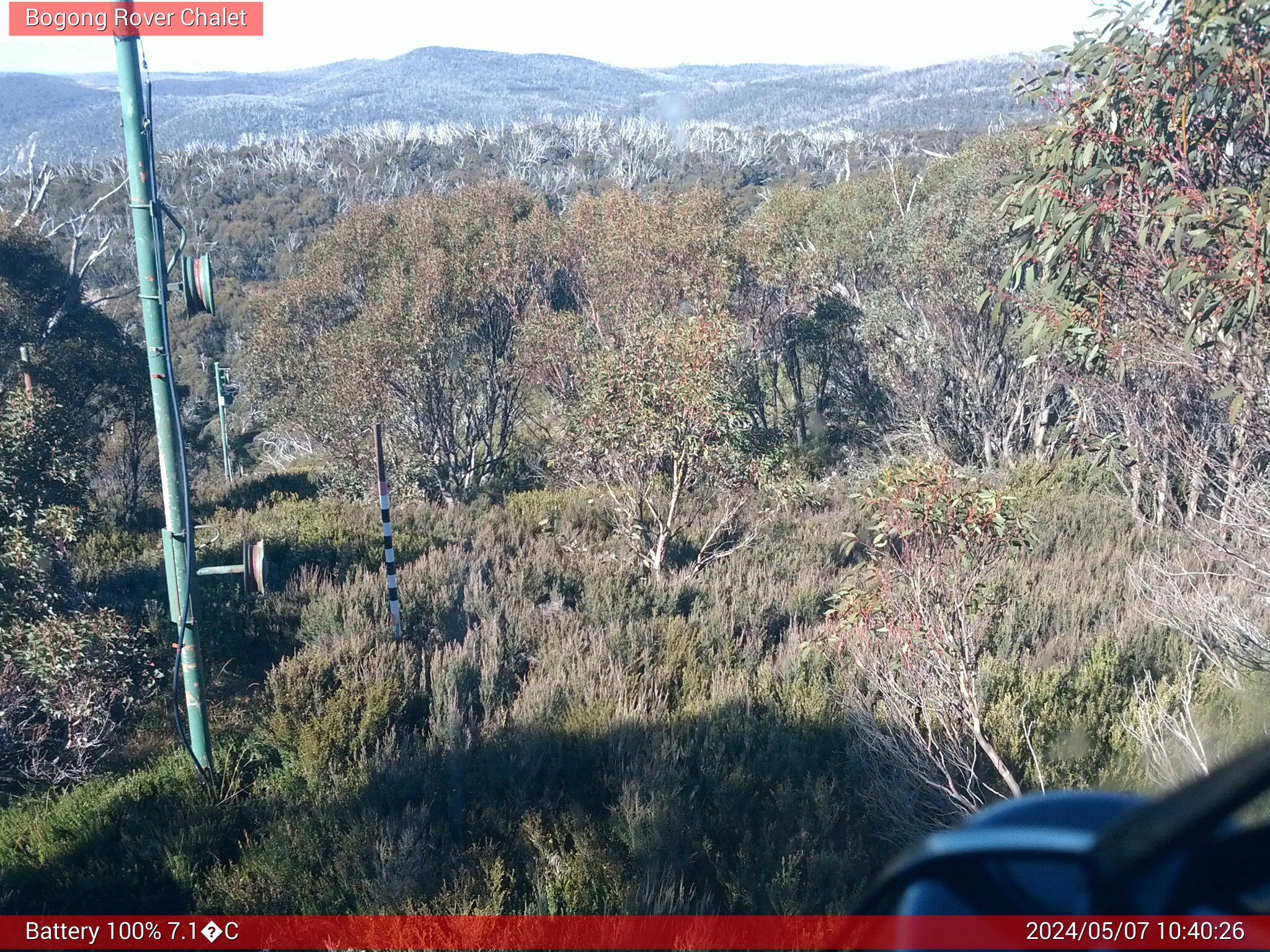 Bogong Web Cam 10:40am Tuesday 7th of May 2024