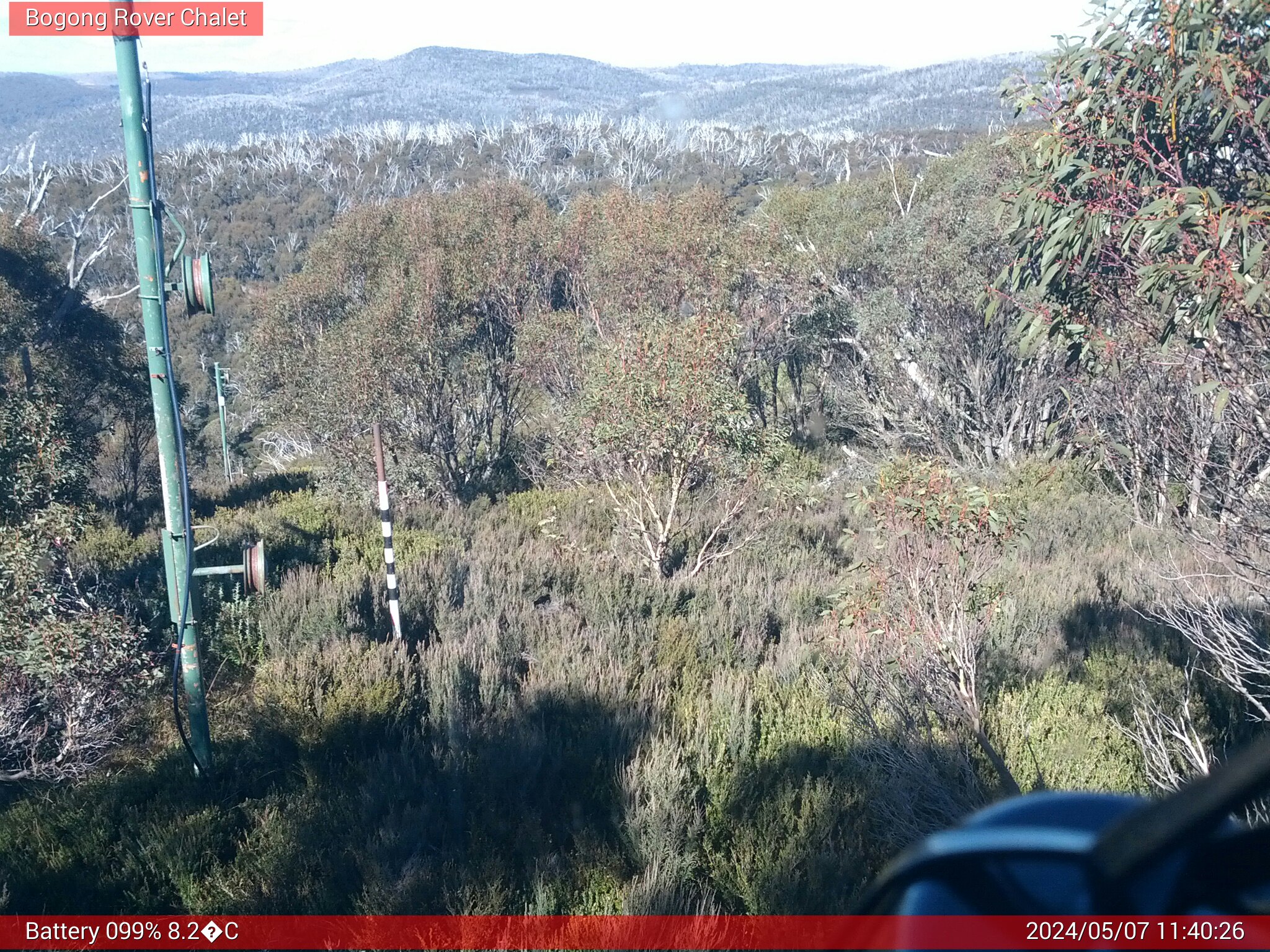 Bogong Web Cam 11:40am Tuesday 7th of May 2024