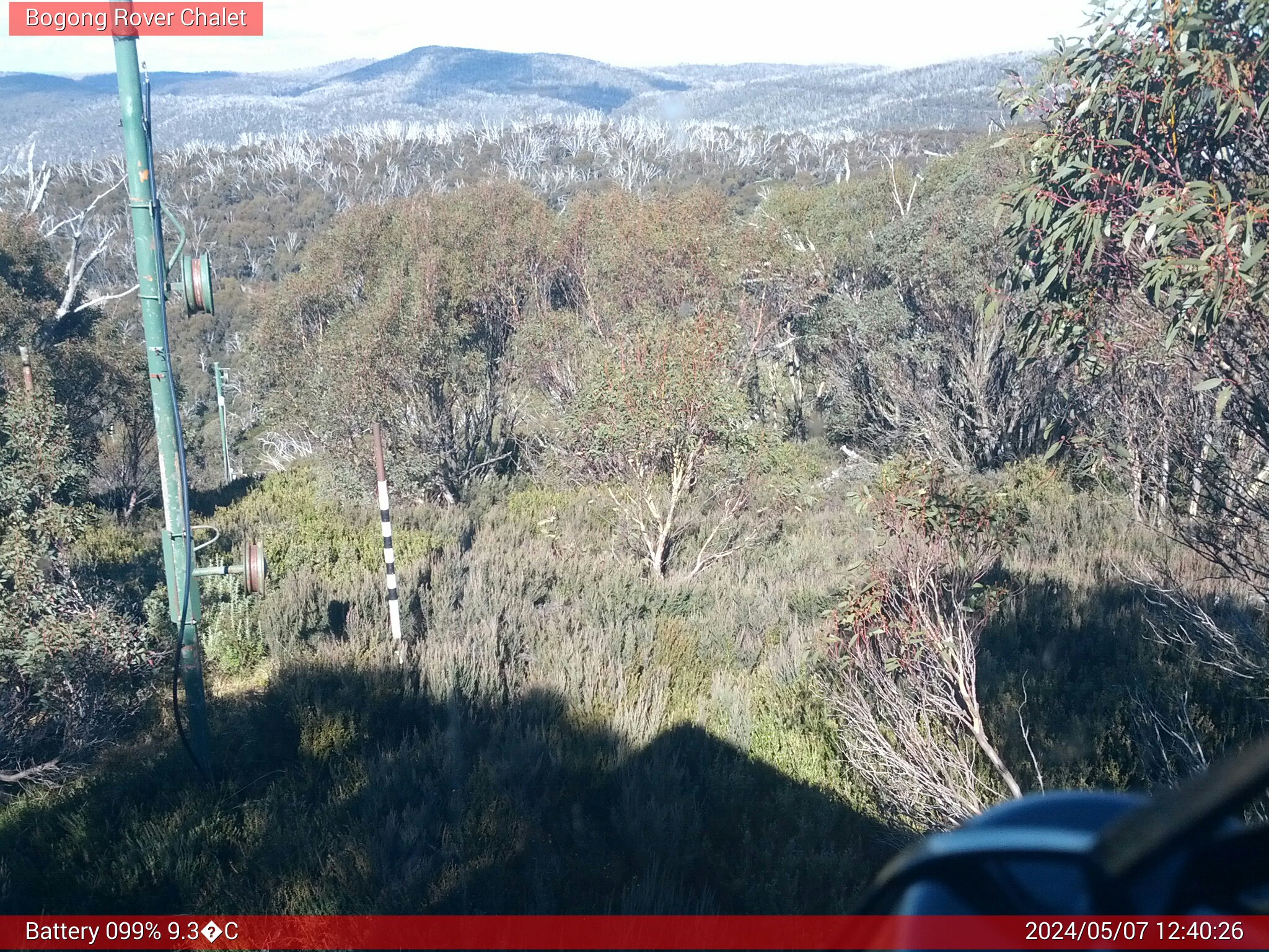 Bogong Web Cam 12:40pm Tuesday 7th of May 2024