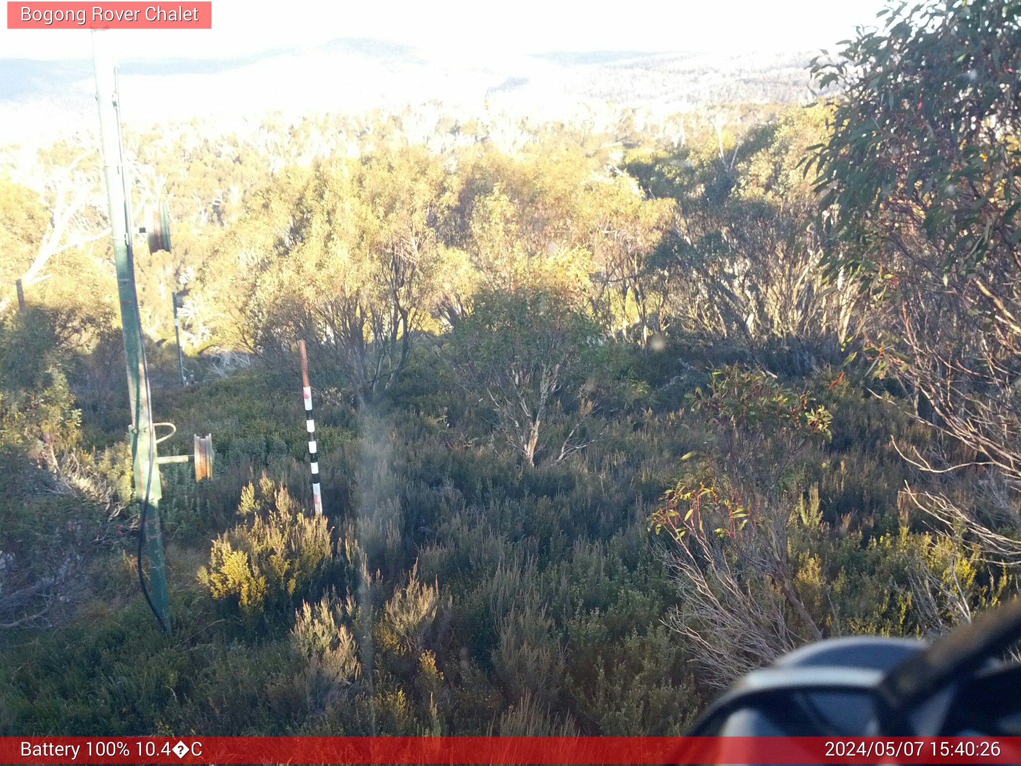 Bogong Web Cam 3:40pm Tuesday 7th of May 2024