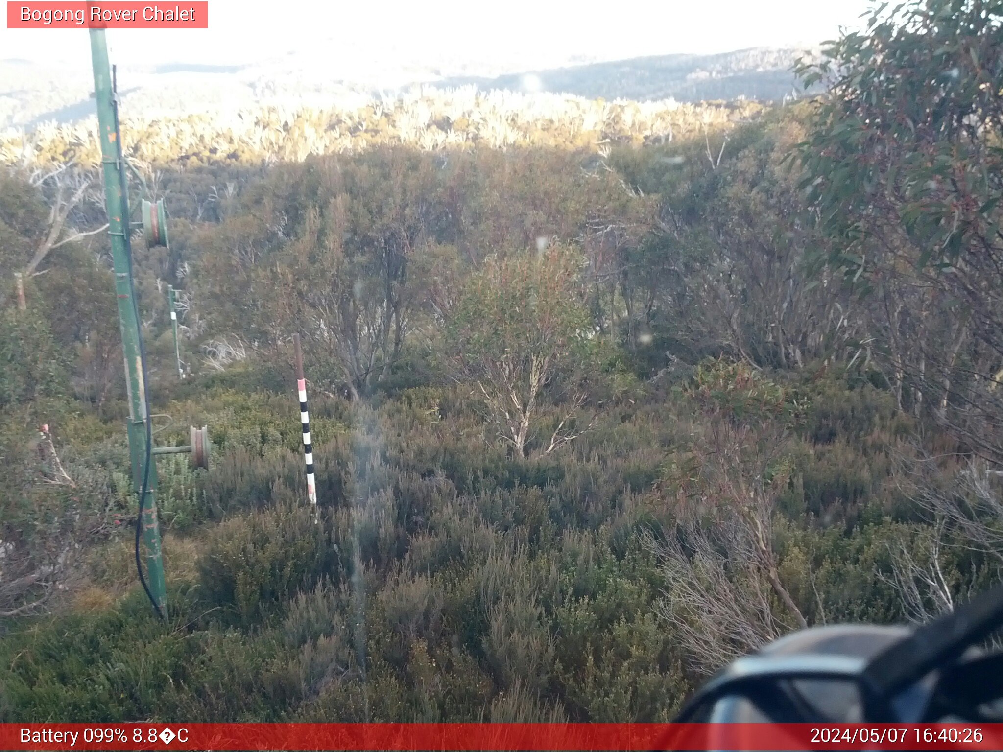 Bogong Web Cam 4:40pm Tuesday 7th of May 2024