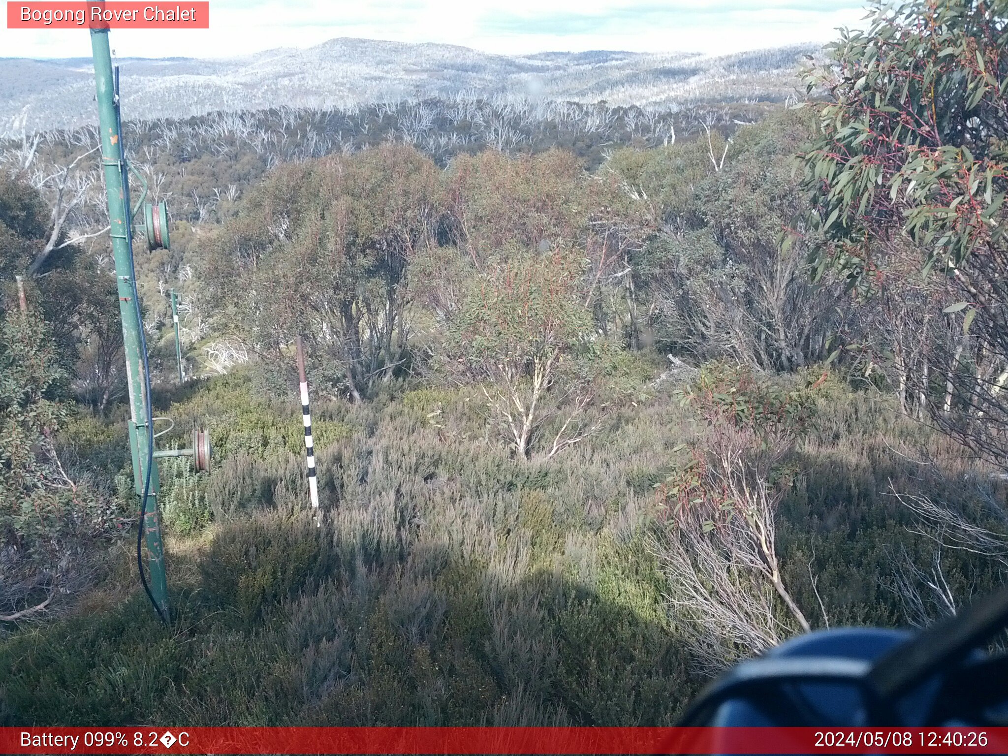 Bogong Web Cam 12:40pm Wednesday 8th of May 2024