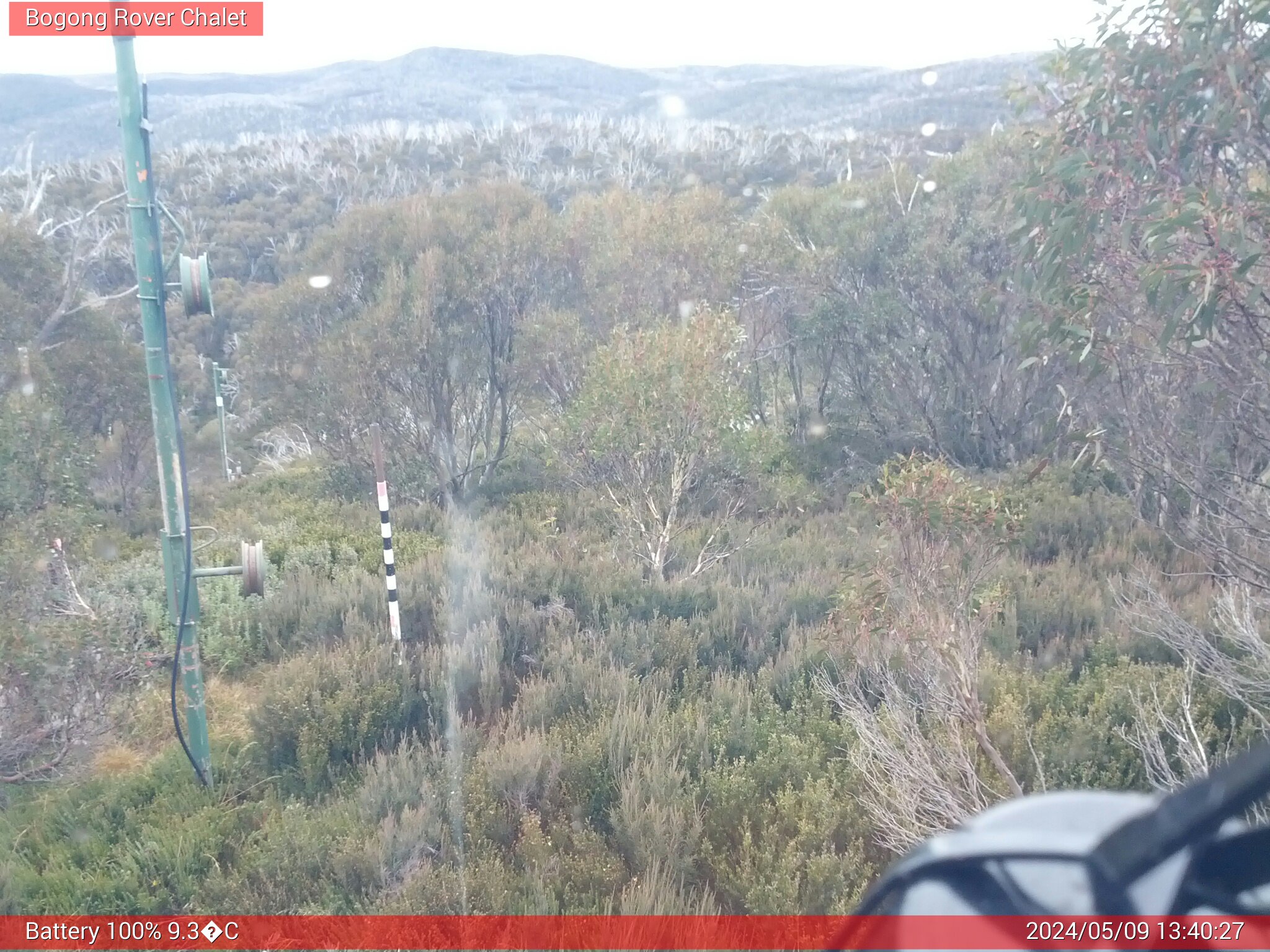 Bogong Web Cam 1:40pm Thursday 9th of May 2024