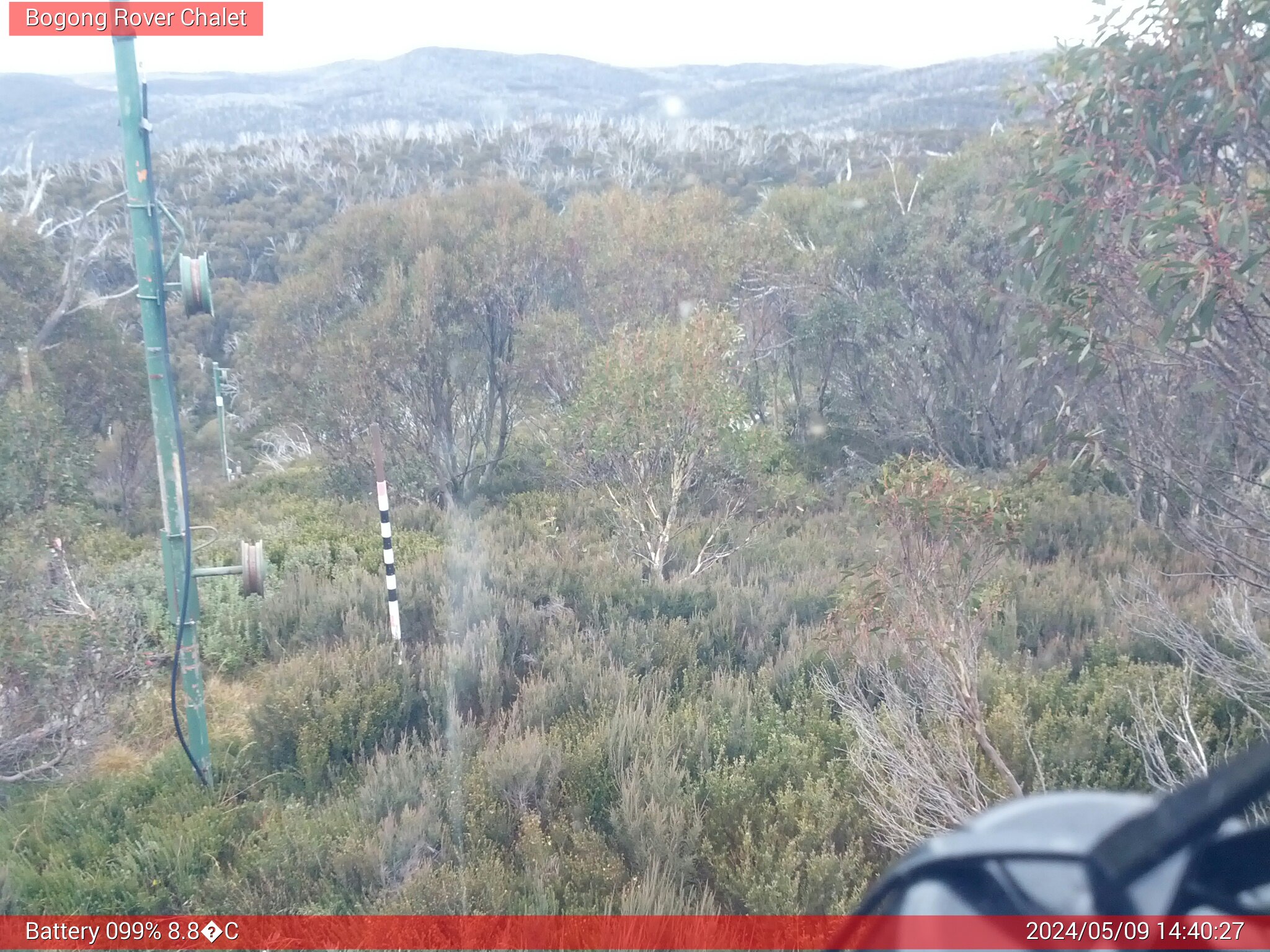 Bogong Web Cam 2:40pm Thursday 9th of May 2024