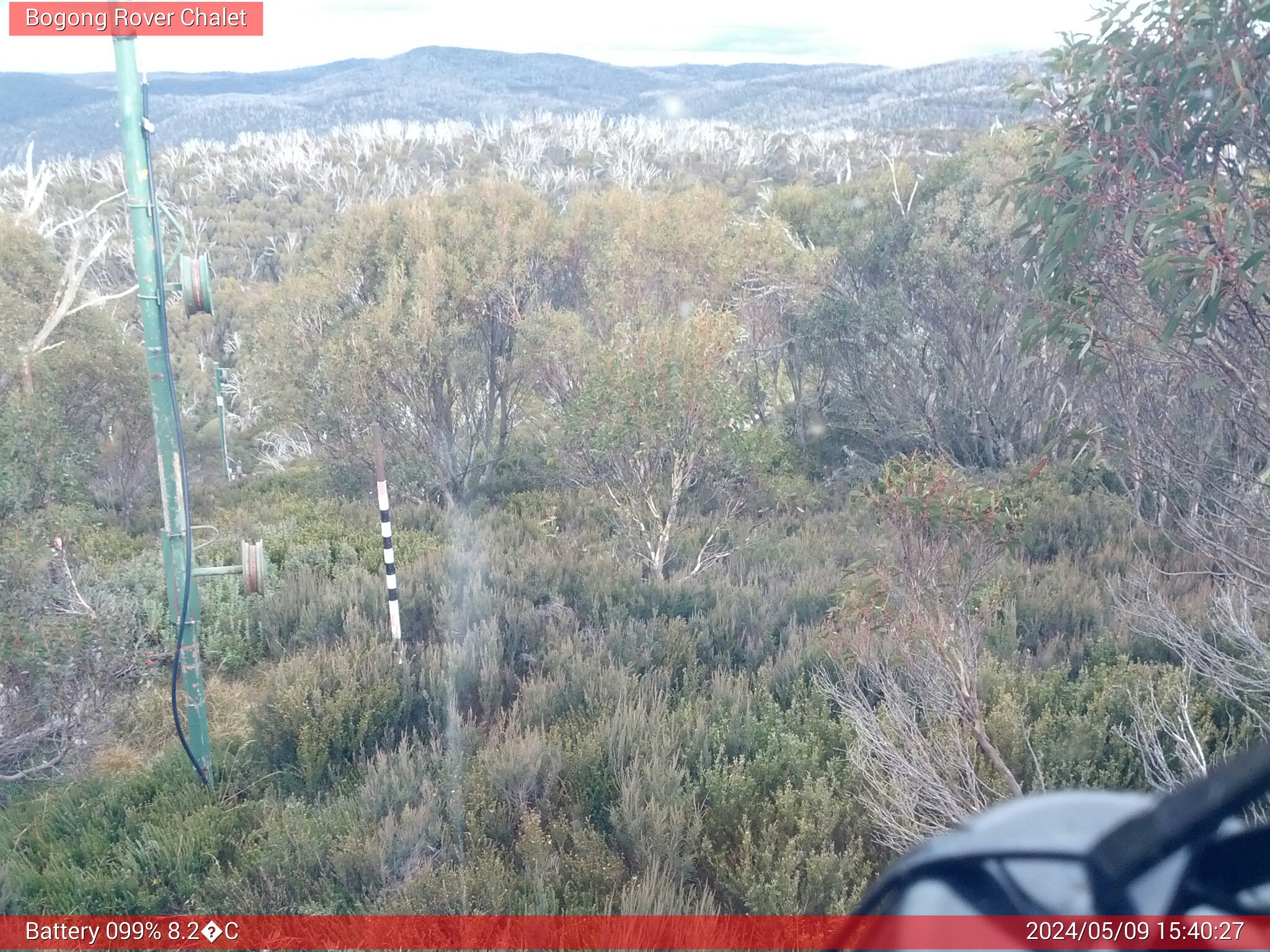 Bogong Web Cam 3:40pm Thursday 9th of May 2024