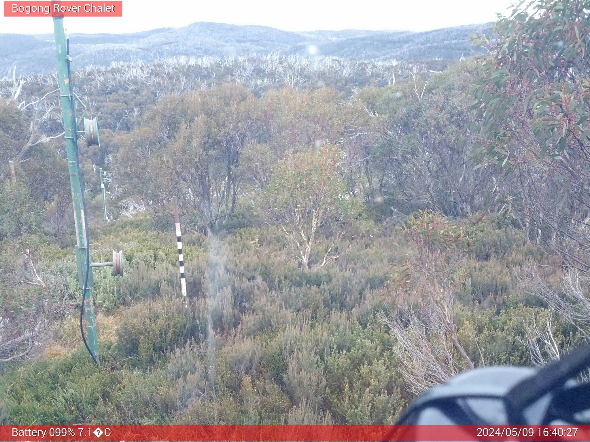 Bogong Web Cam 4:40pm Thursday 9th of May 2024