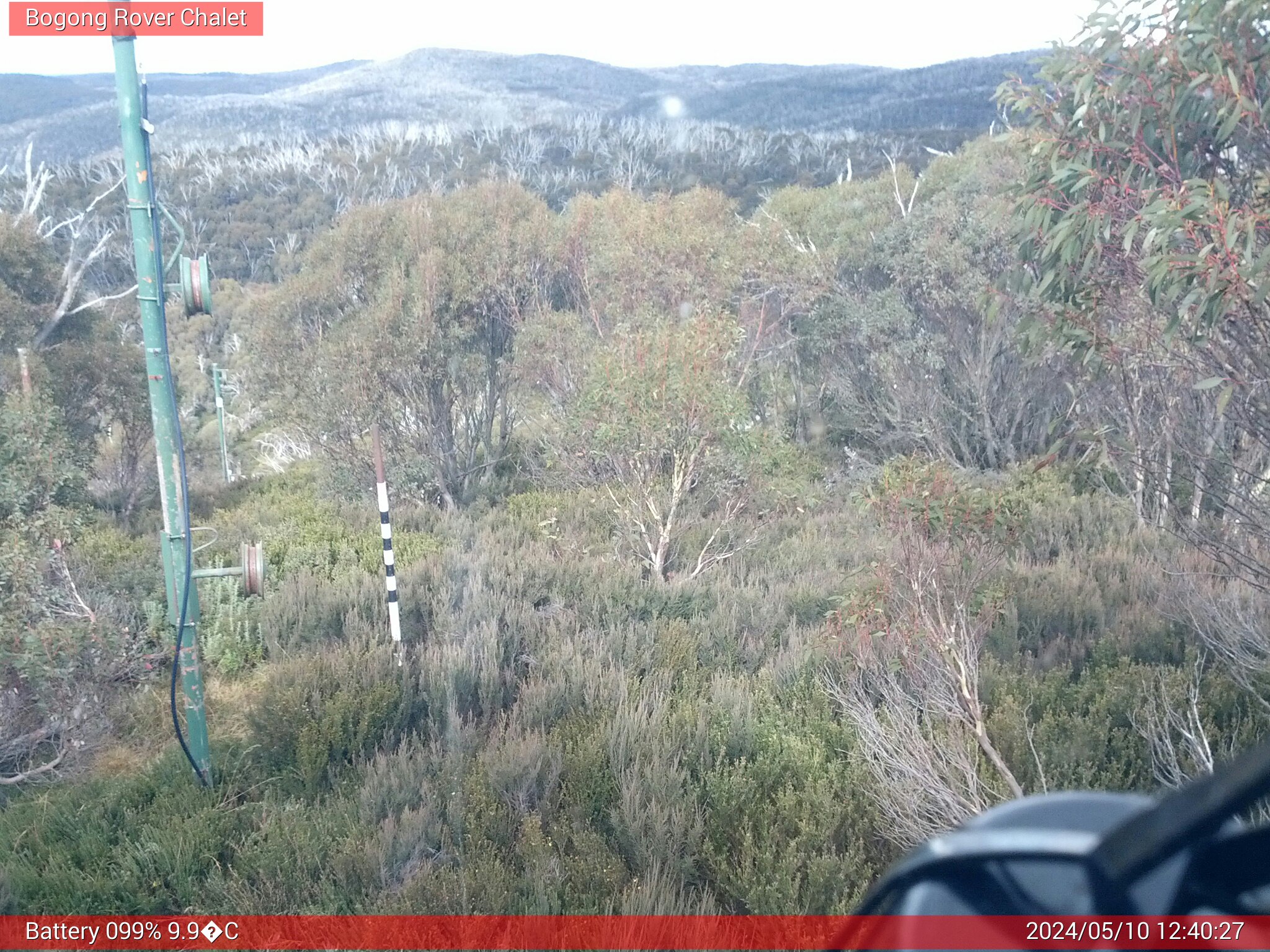 Bogong Web Cam 12:40pm Friday 10th of May 2024