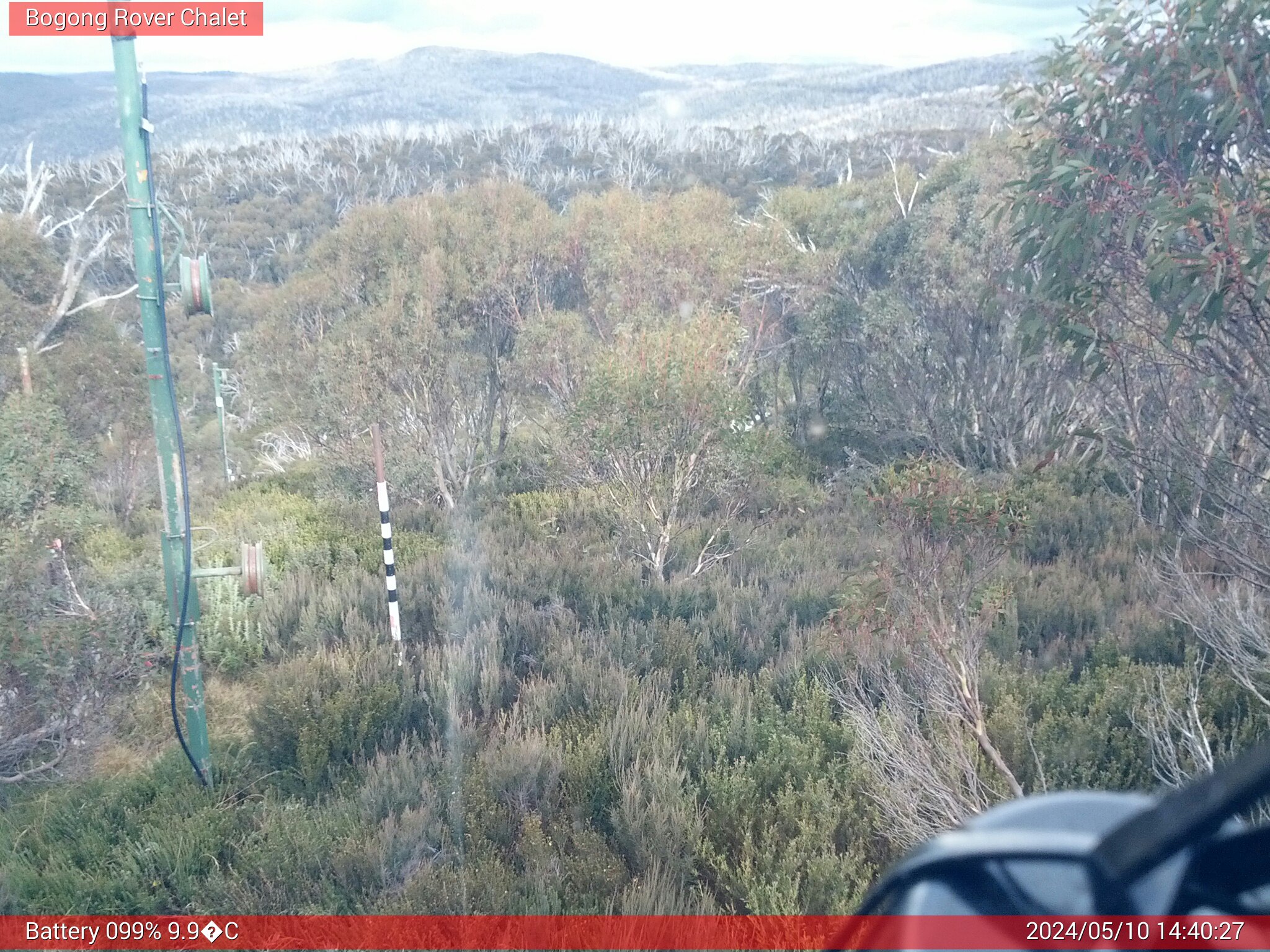 Bogong Web Cam 2:40pm Friday 10th of May 2024