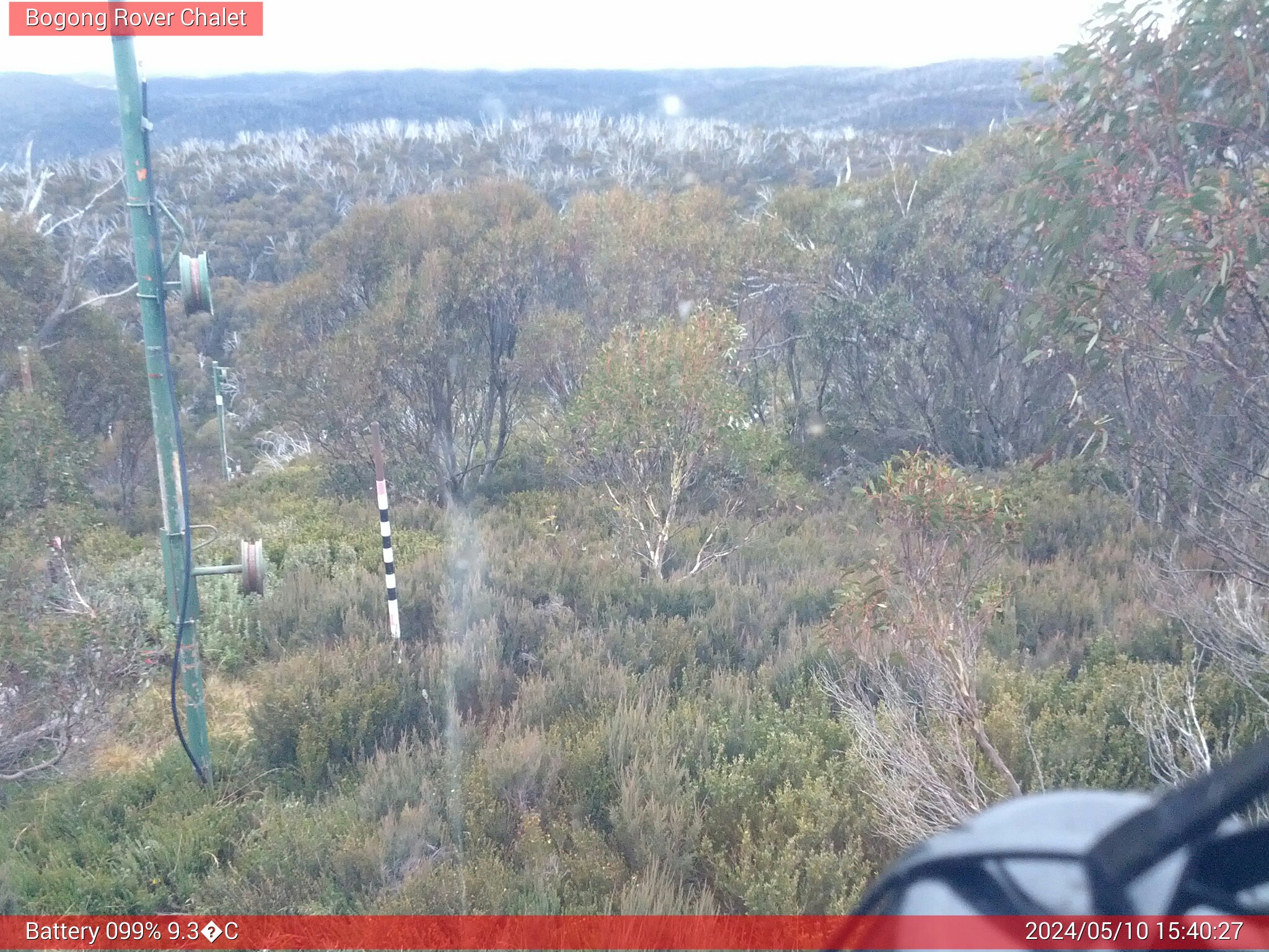 Bogong Web Cam 3:40pm Friday 10th of May 2024