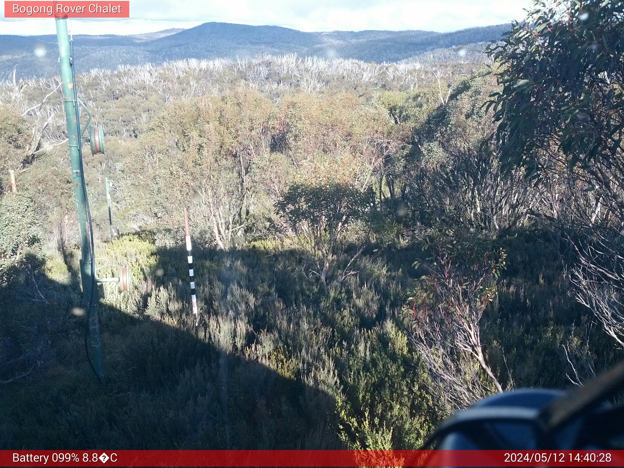 Bogong Web Cam 2:40pm Sunday 12th of May 2024