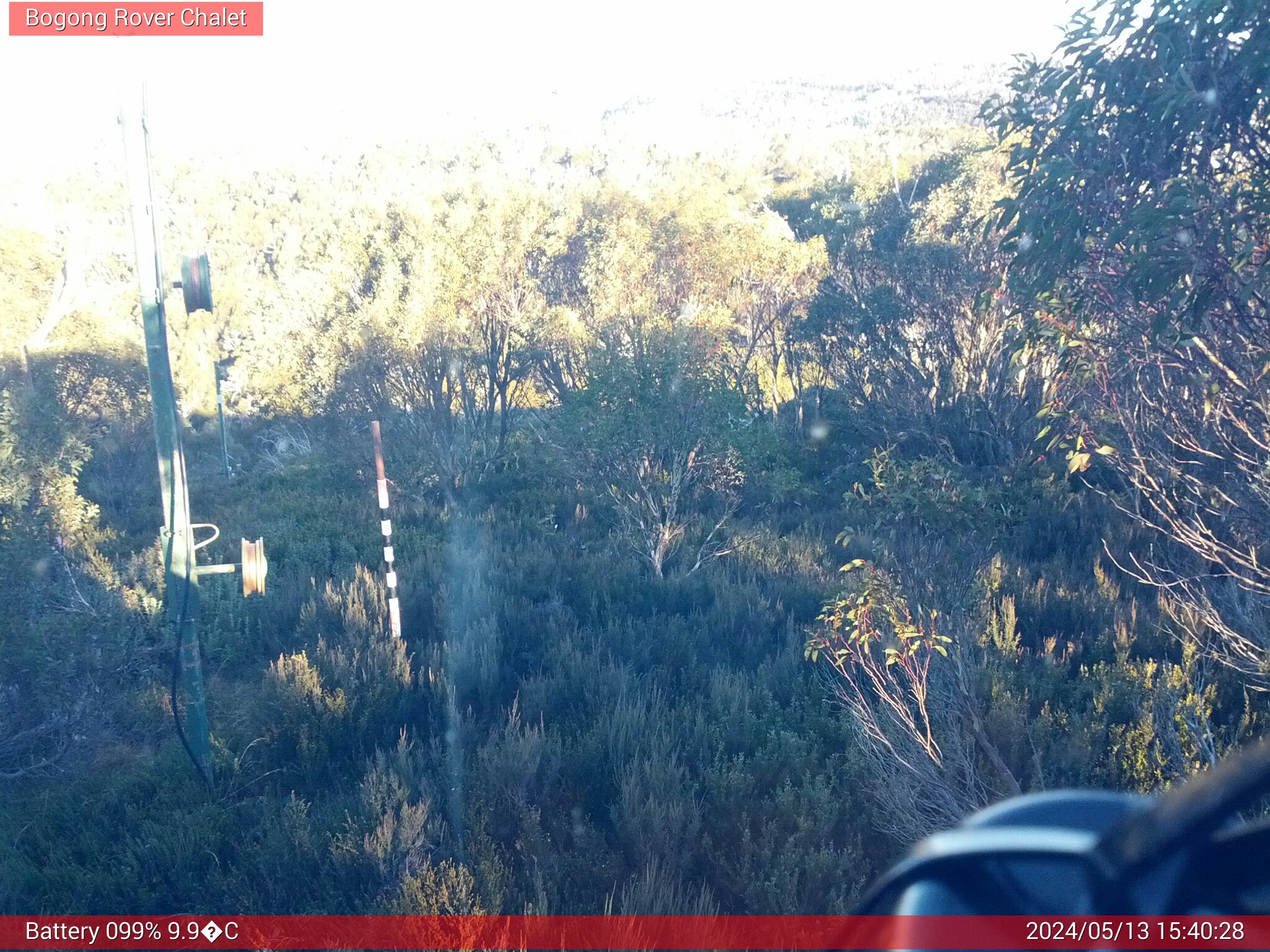 Bogong Web Cam 3:40pm Monday 13th of May 2024